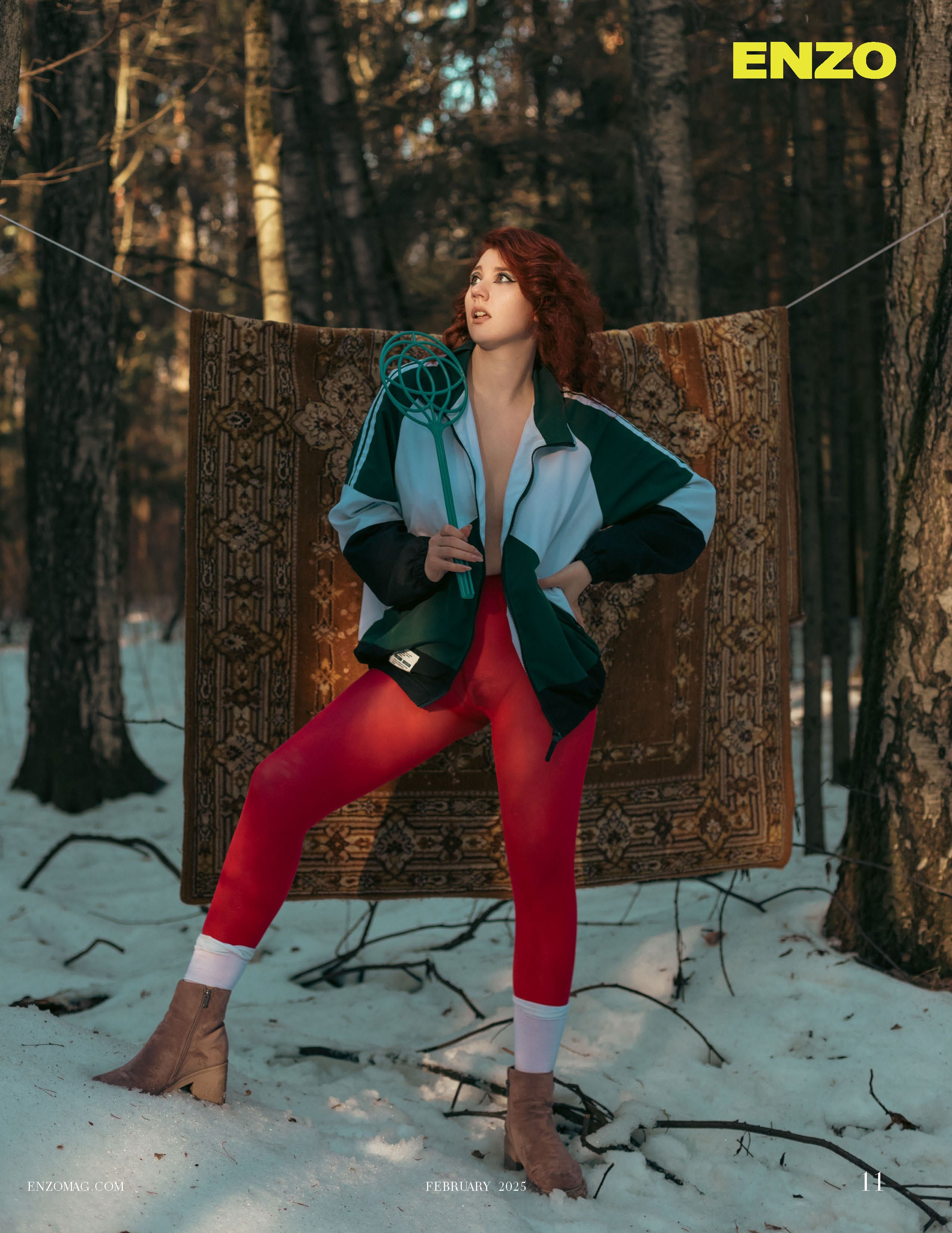 Публикация в журнале ENZO. Фотограф: Томин Дмитрий. Эротическая Фотосессия в Russian Style