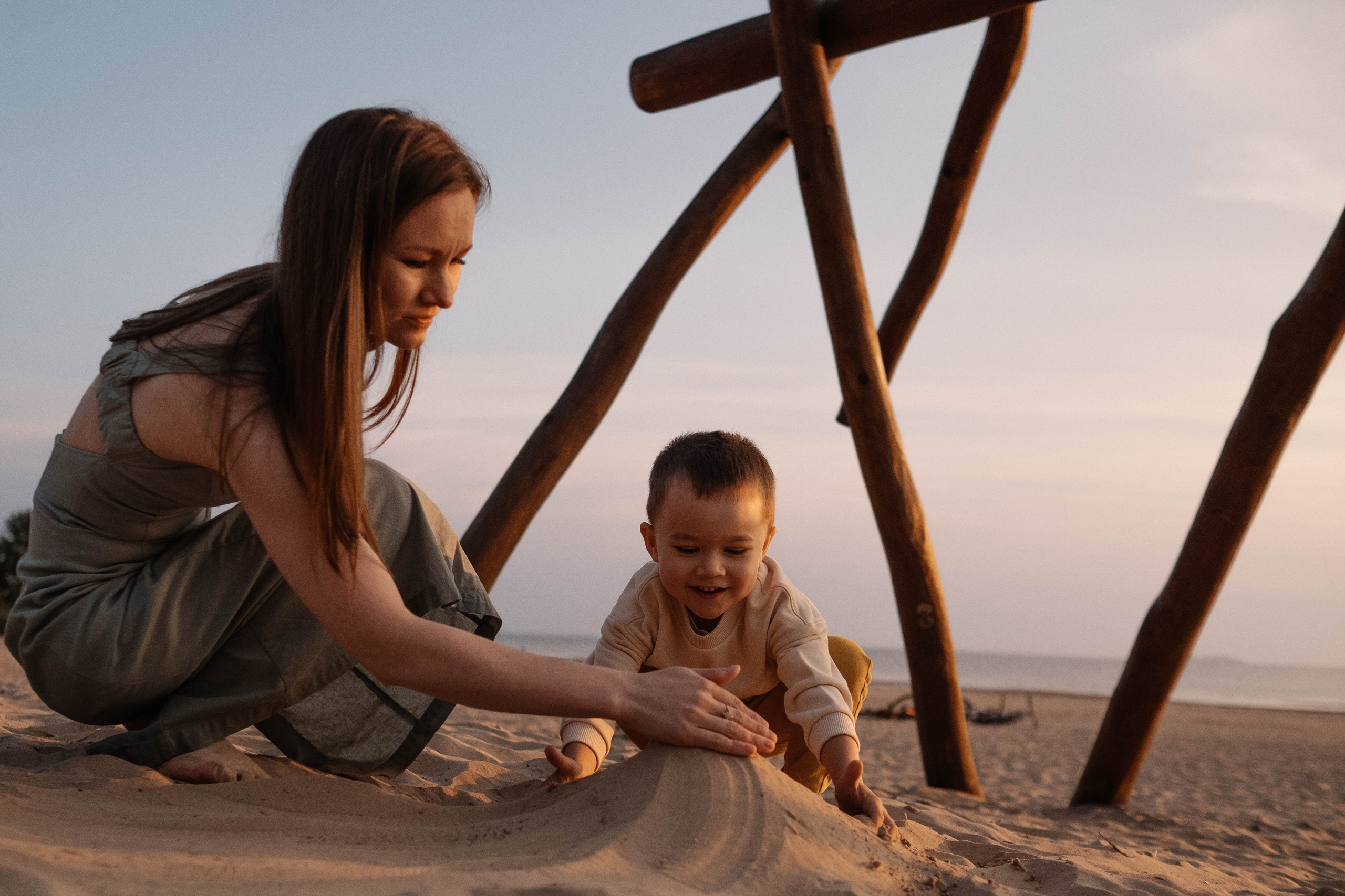 Закат на Заливе. Семейный фотограф в Санкт-Петербурге Дарья Косянчук