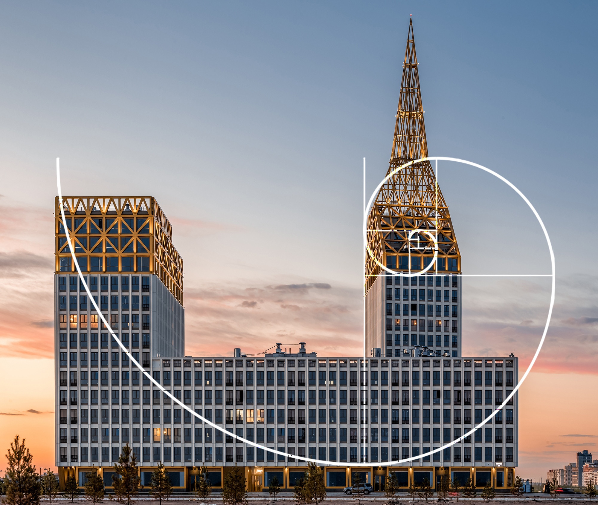 Golden City 2022. Архитектурный фотограф Азамат Абикенов