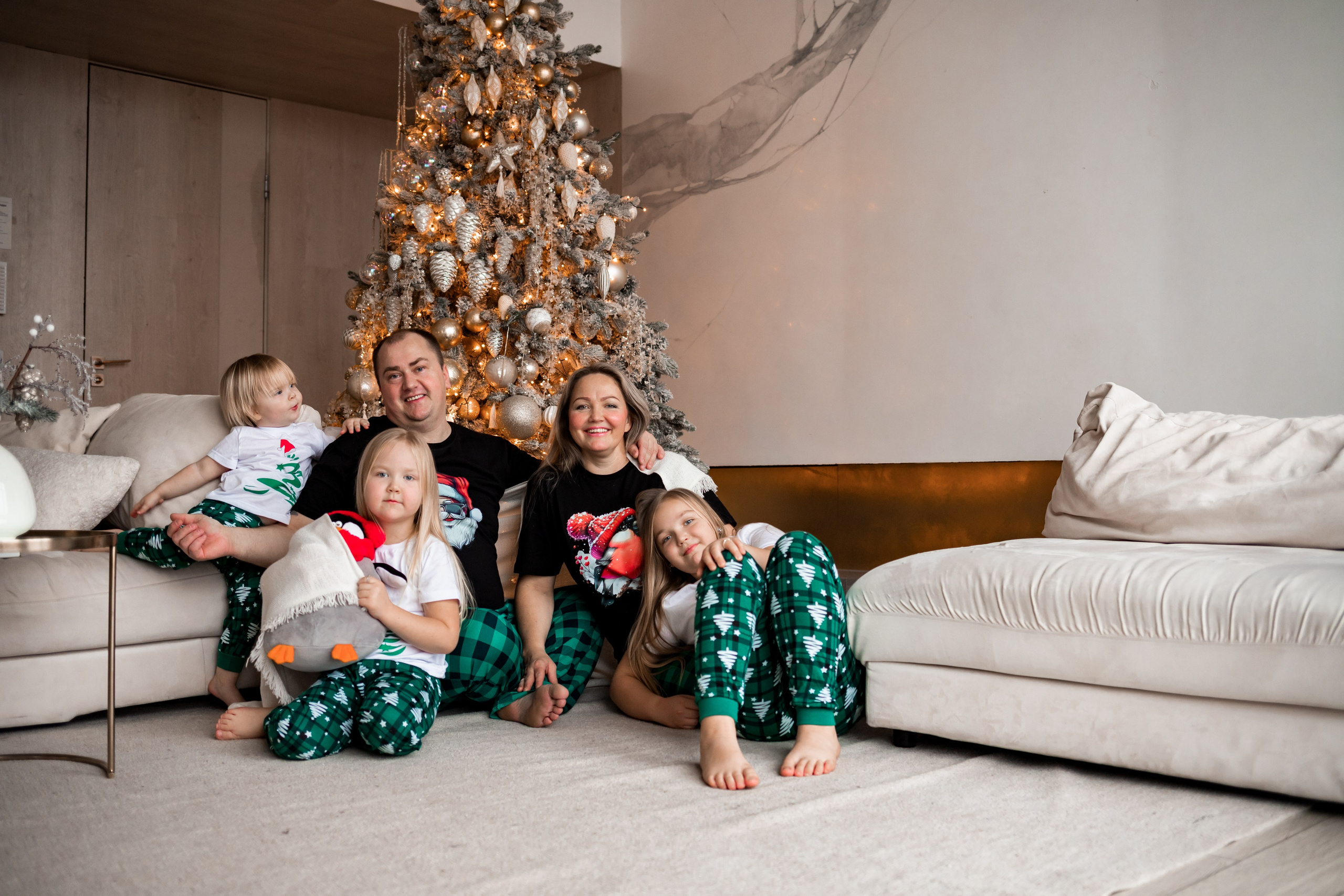 НОВОГОДНЯЯ СЕМЕЙНАЯ. Семейный Фотограф в Санкт-Петербурге Пушкин Анастасия Дьяконенкова