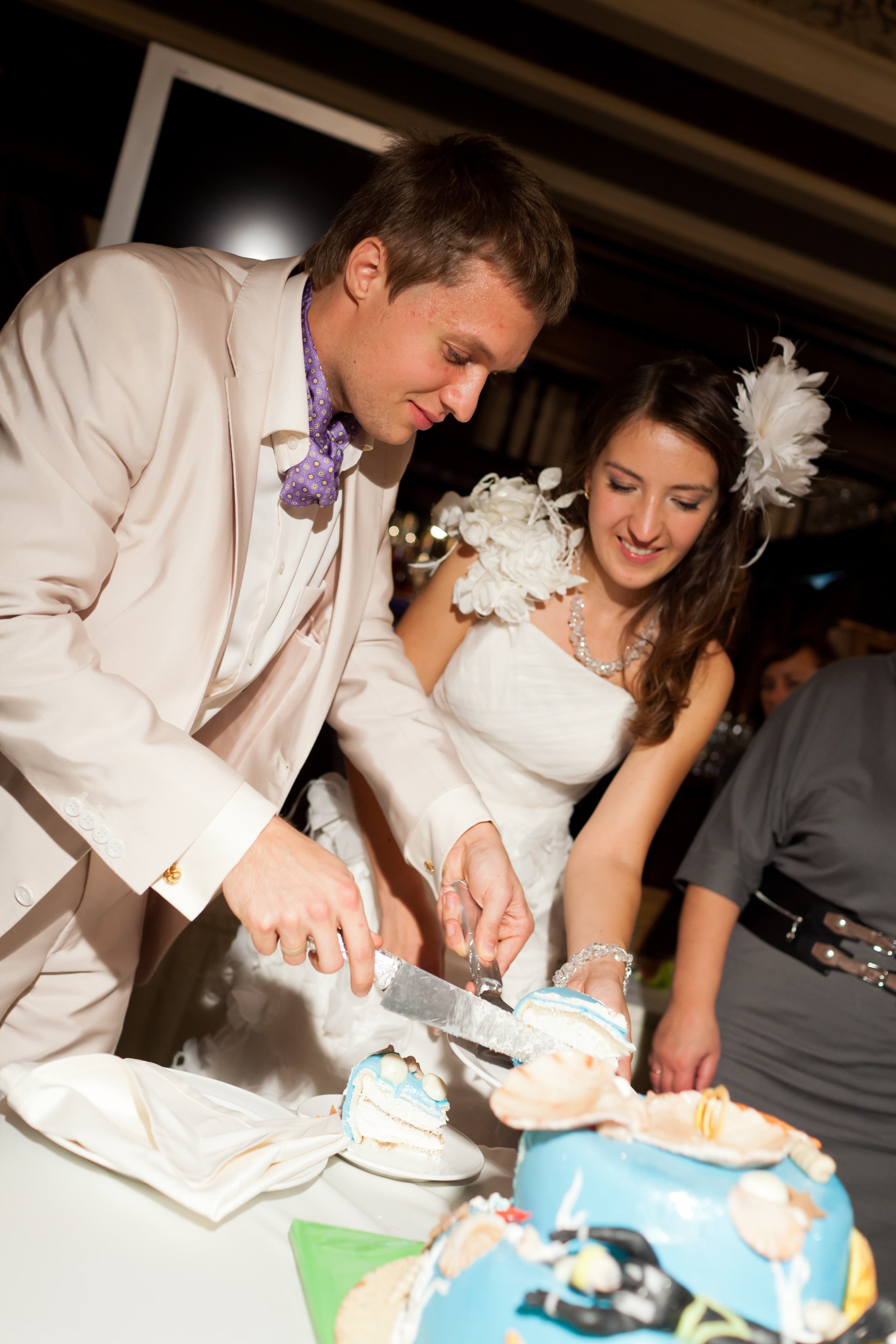 Съемка свадьбы в Серебряном бору. Фотографы в Москве Светлана Устинова и Сергей Грачев