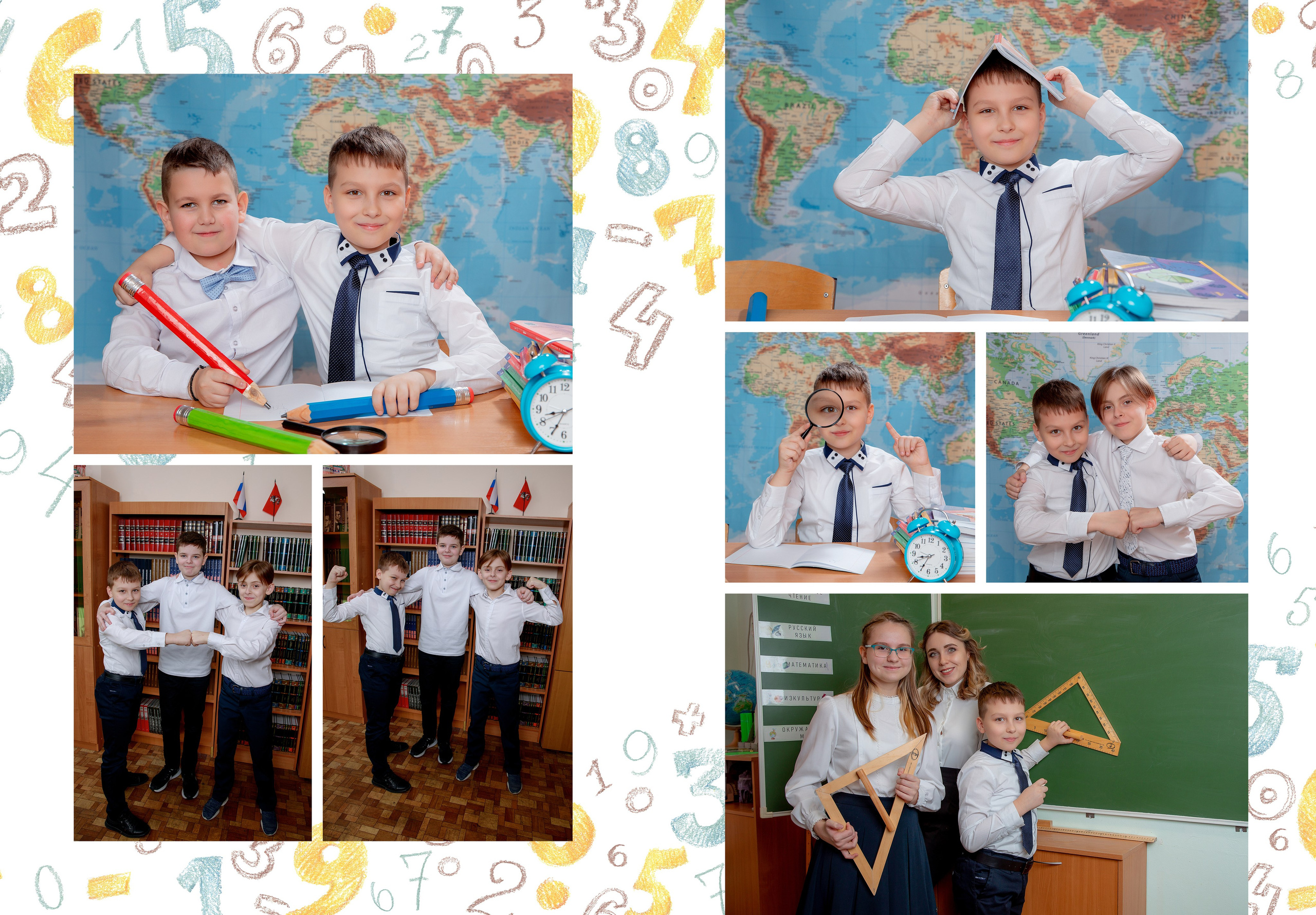 Альбом выпускной начальной школы. Фотограф и режиссер Московко Екатерина