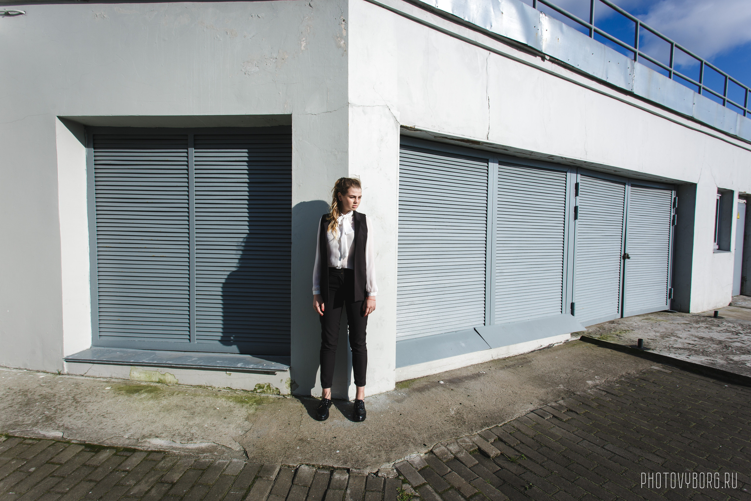 Фотосессия на улицах Выборга