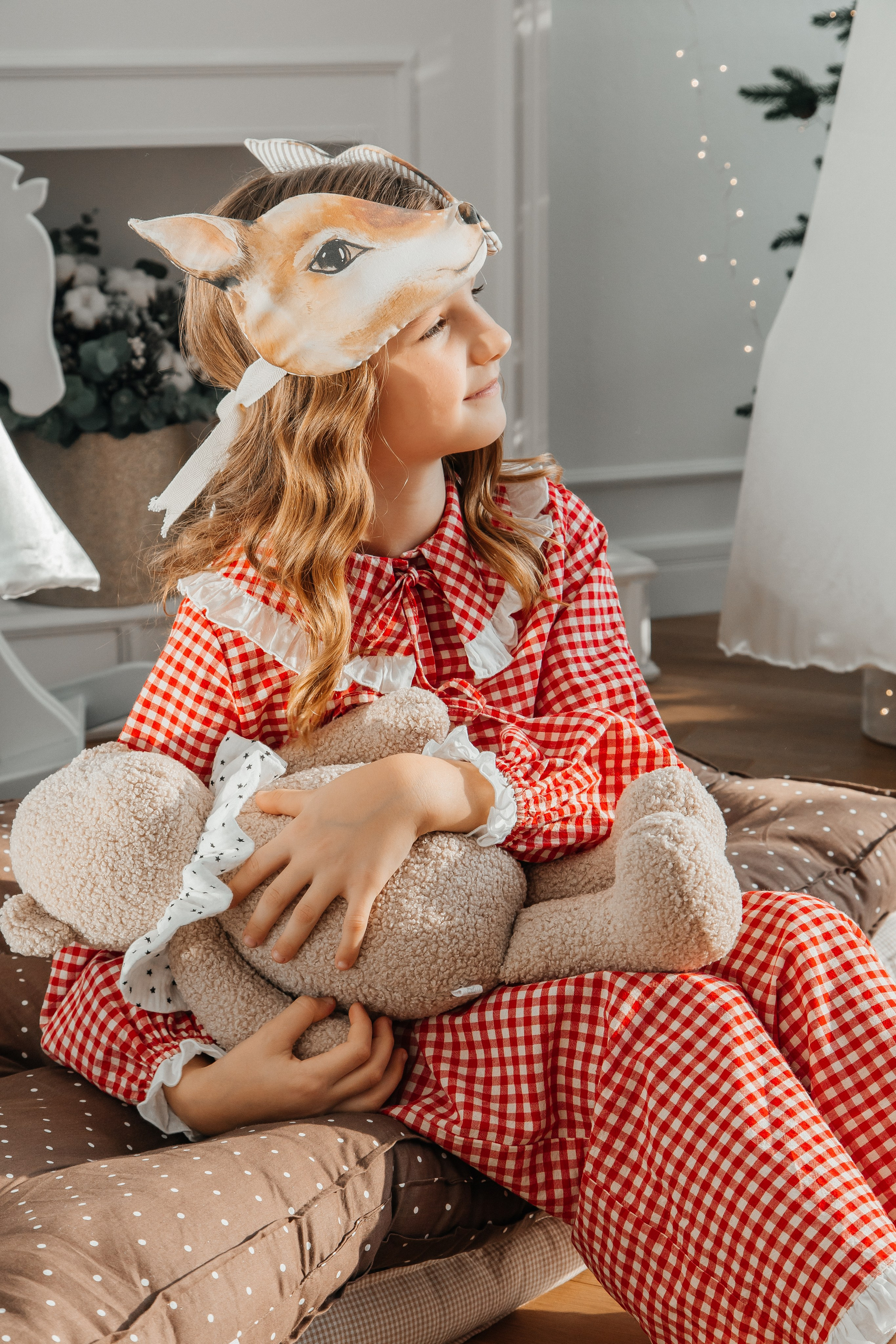 Новогодняя фотосессия в студии в Сочи. Семейный фотограф в Сочи, Лоо, Дагомысе, Вардане Кучумова Олеся