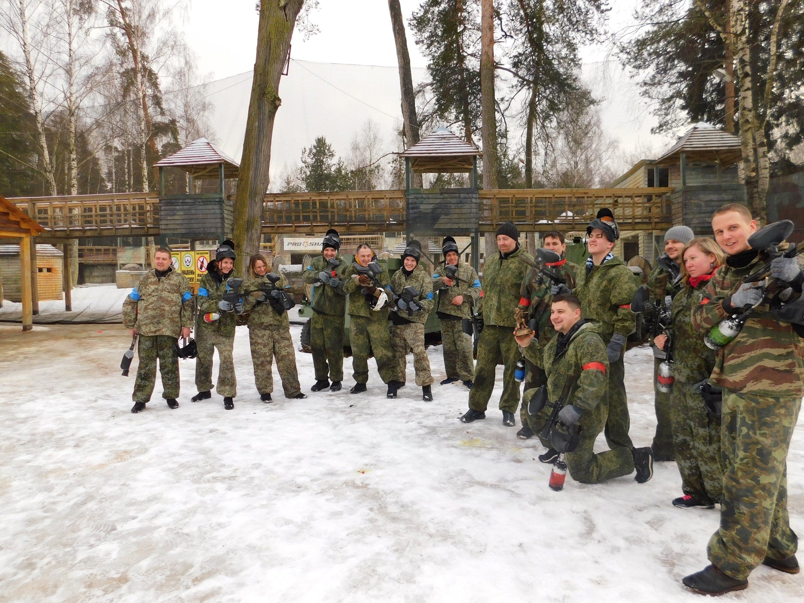 Пейнтбол + шашлычки | 23.02.2020. Галерея Фантим