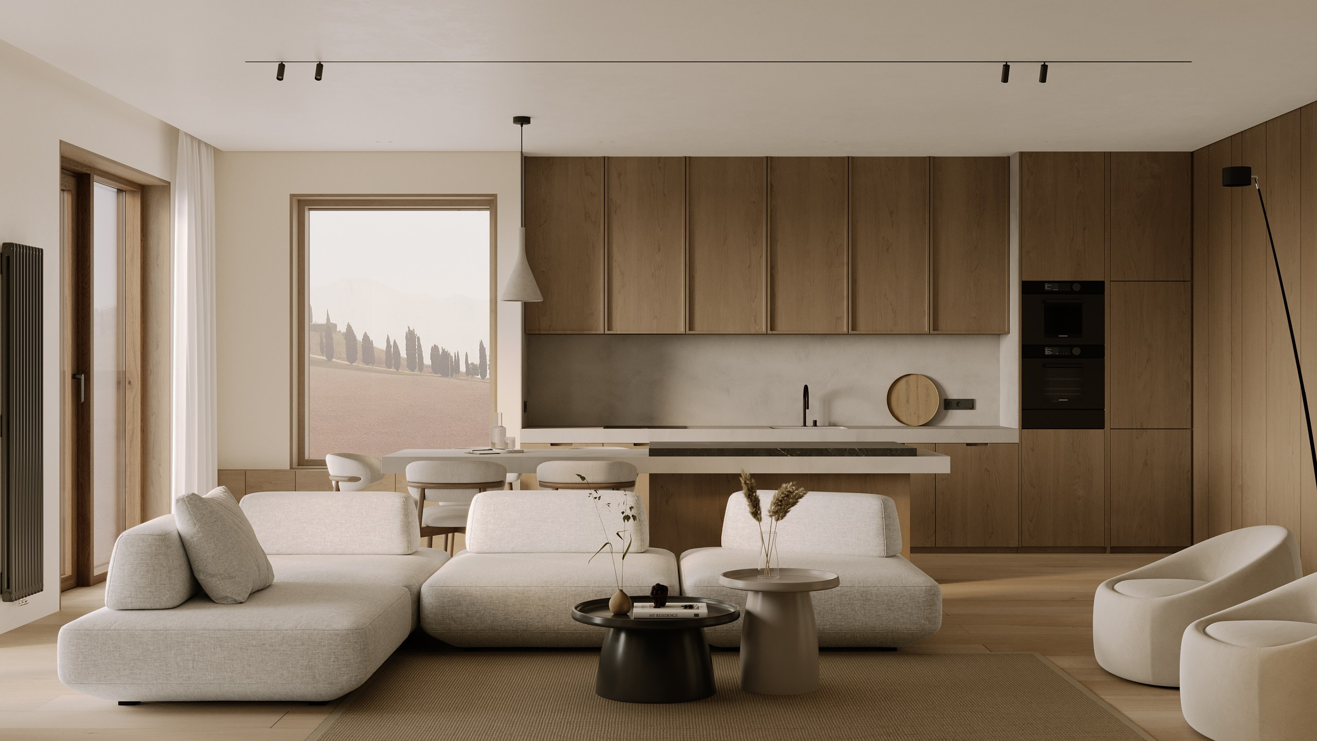 Japandi. 3D Визуализация интерьеров и архитектуры — Никита Афиногенов