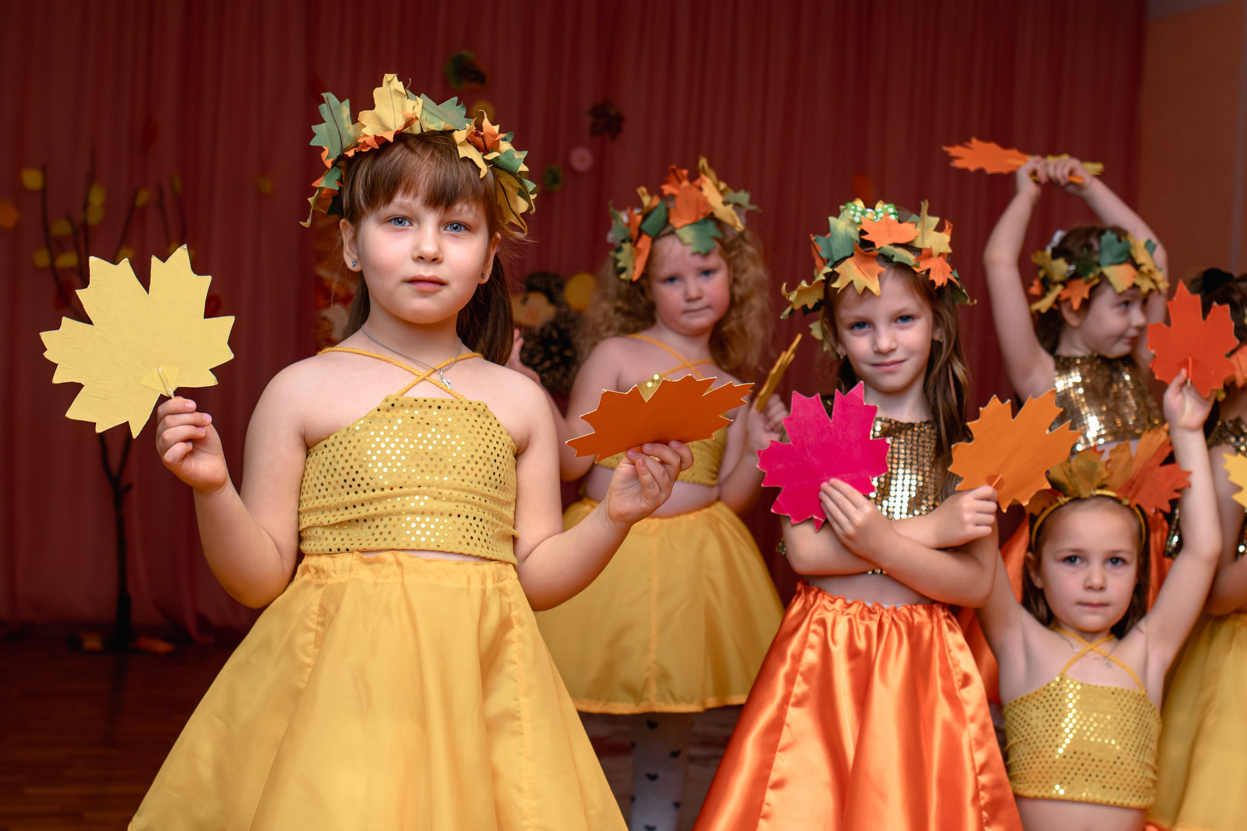 Осенний праздник в детском саду. Маргарита. Семейный фотограф в Минске Приболовец Светлана