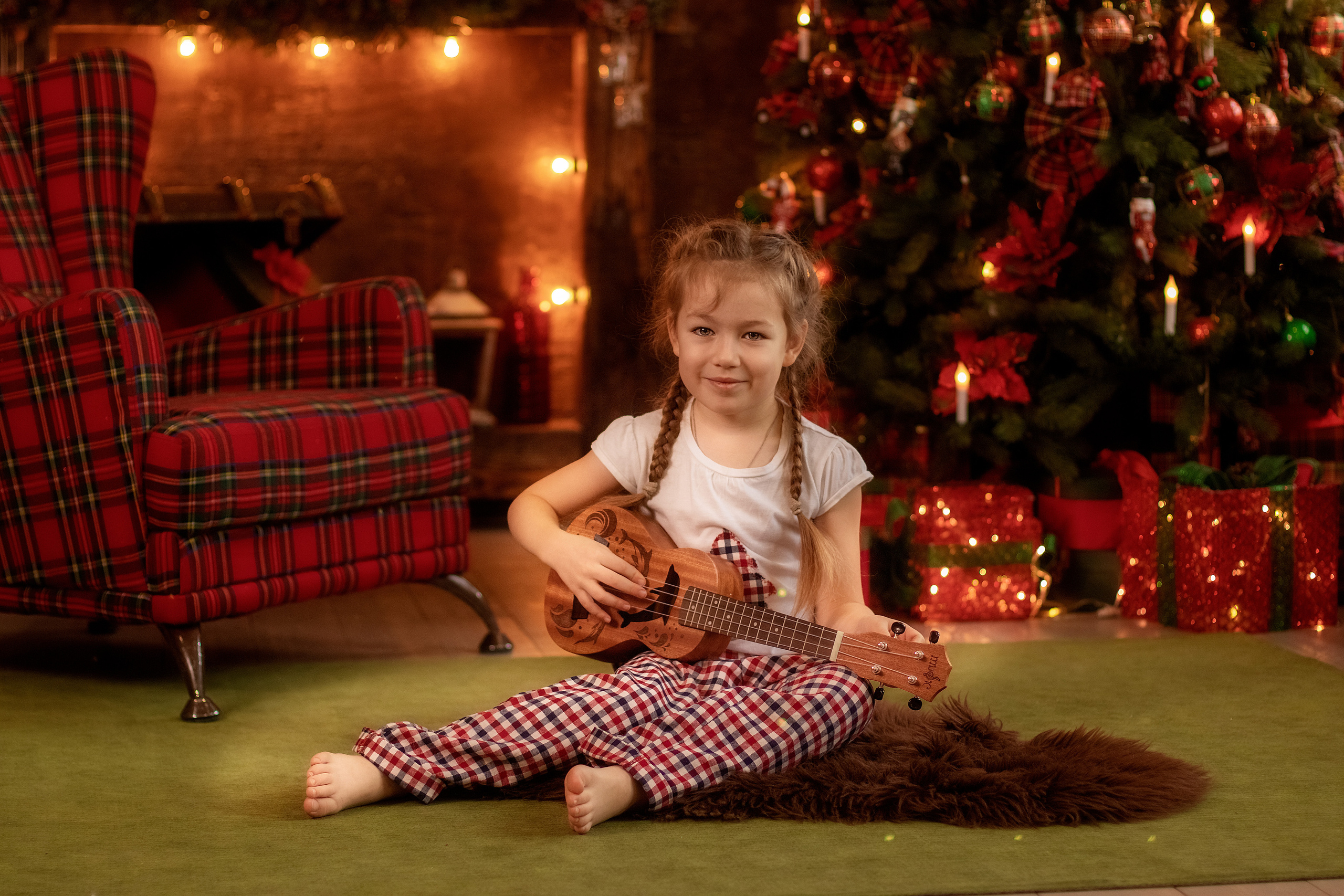 Новогодние съемки. Семейный и детский фотограф в Москве Наталья Арутюнова