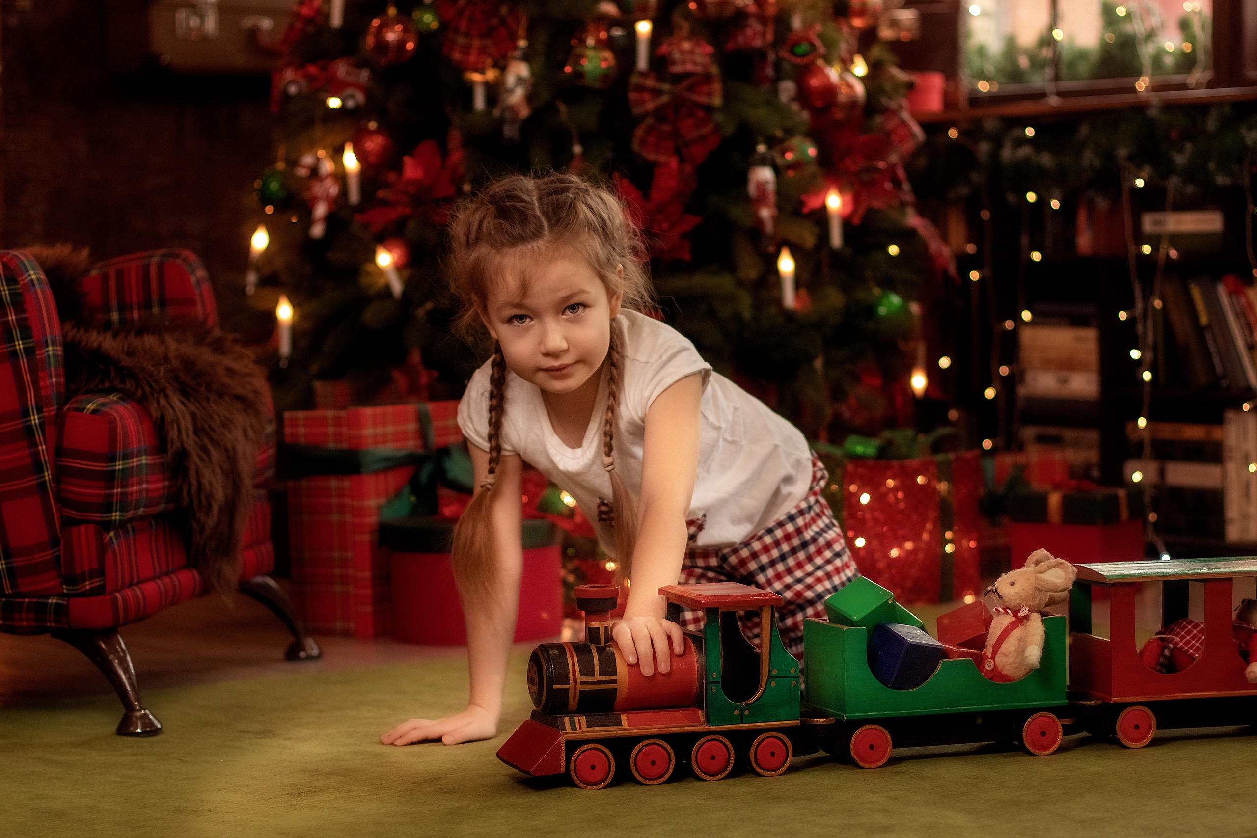 Новогодние съемки. Семейный и детский фотограф в Москве Наталья Арутюнова