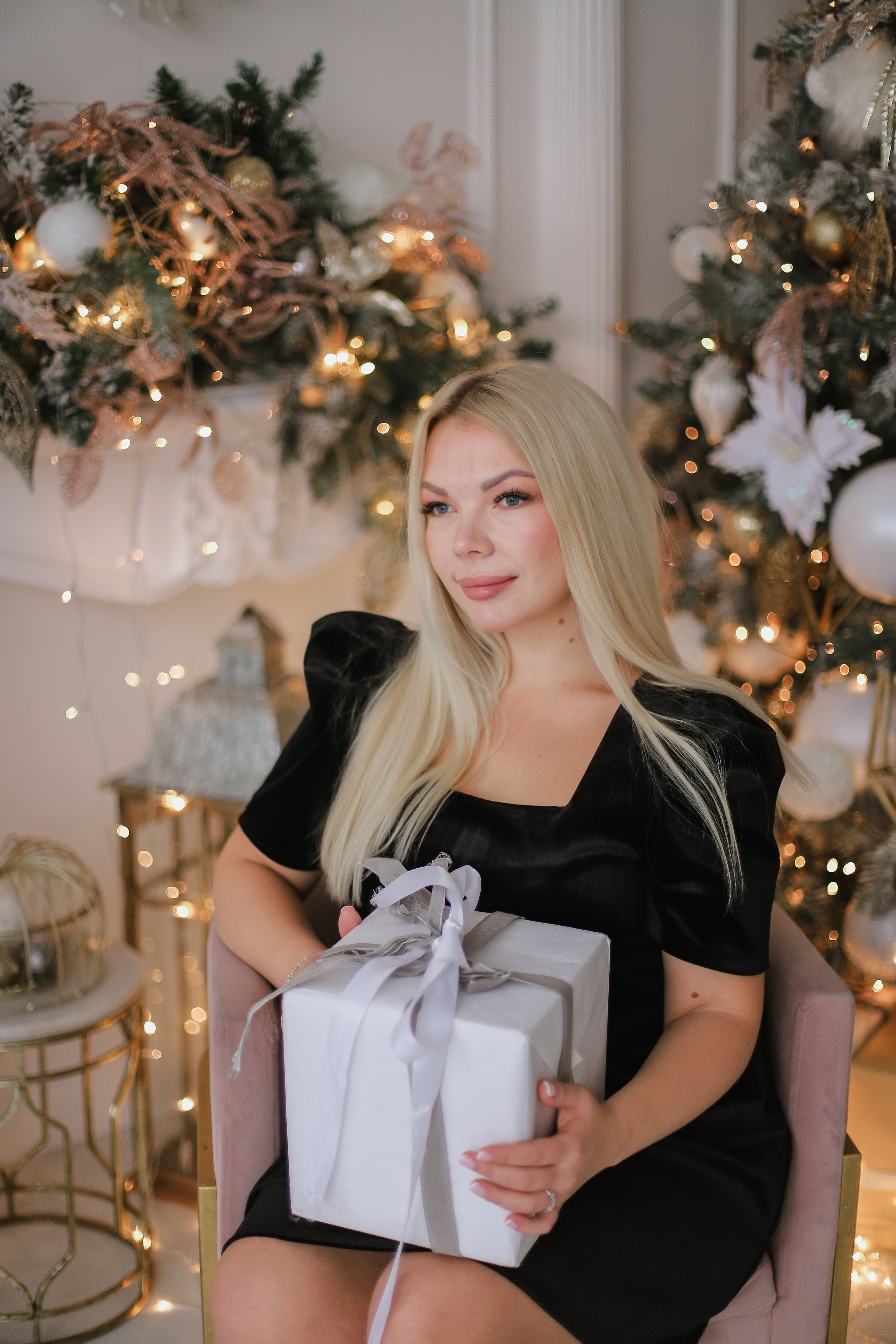 Новогодняя в студии Луна. Свадебный, семейный и детский фотограф в Люберцах Зайцева Анастасия