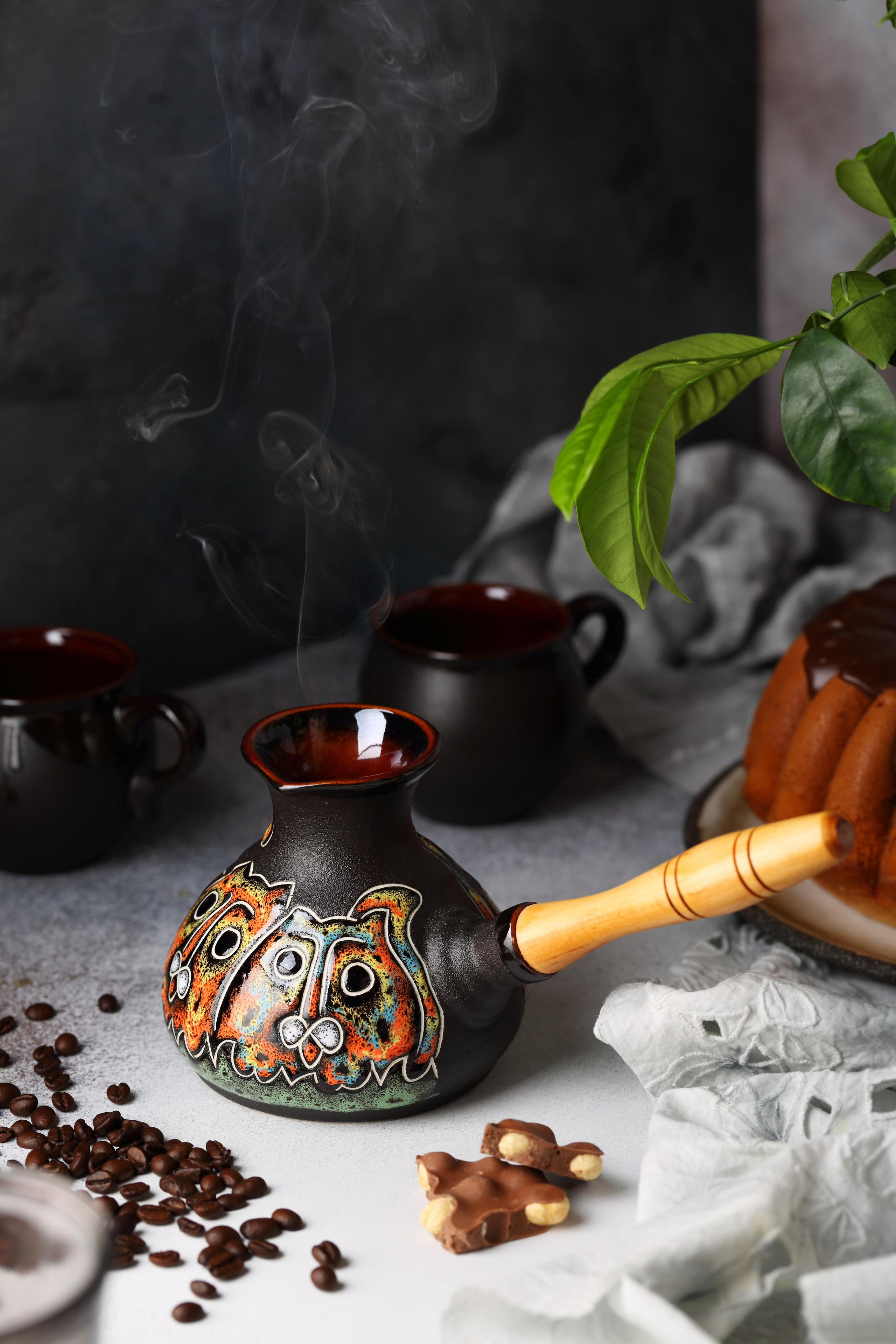 Посуда для чая и кофе. Фуд-фотограф Оксана Голева