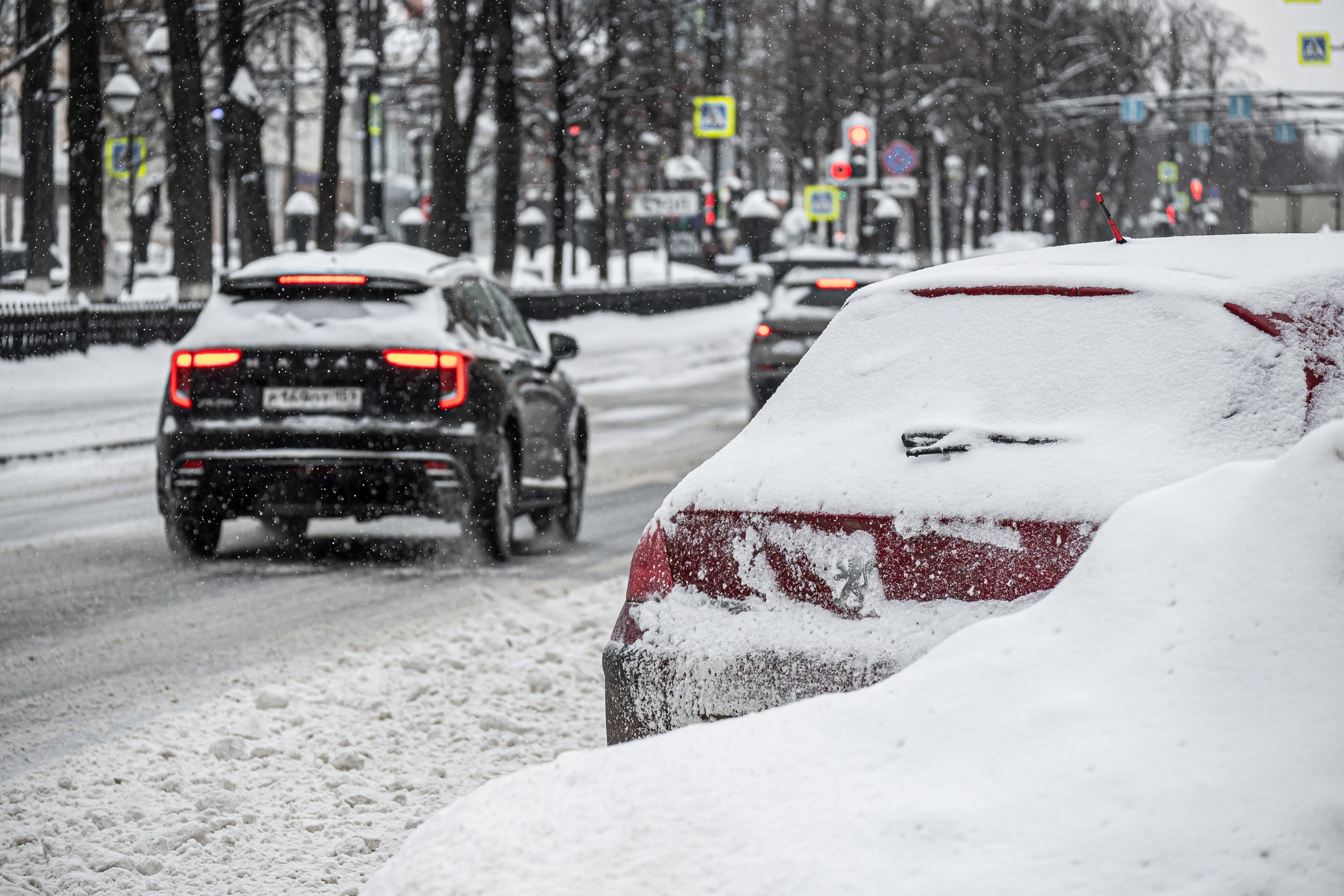 Снегопад. Репортажный фотограф