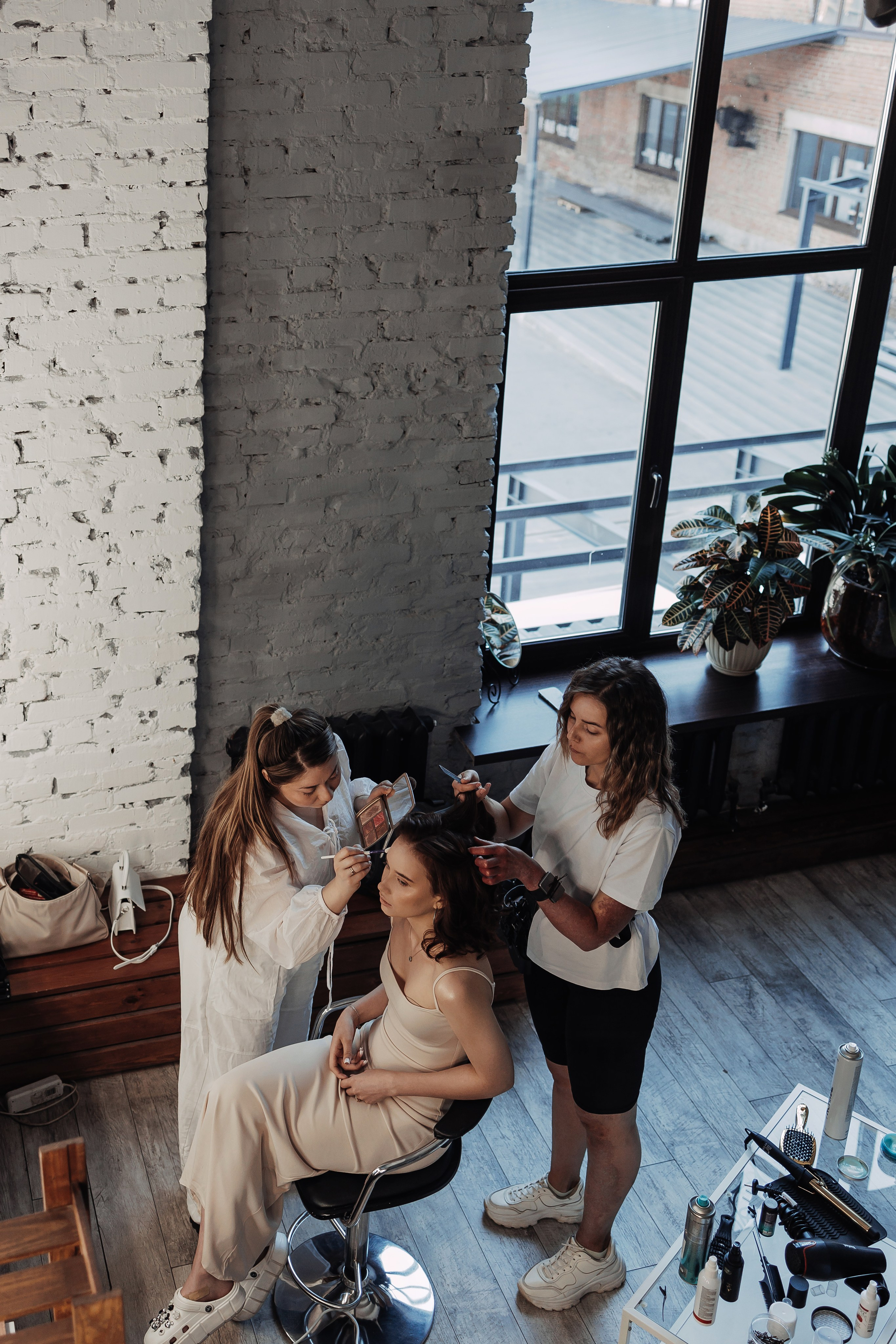 макияж и причёска невесты