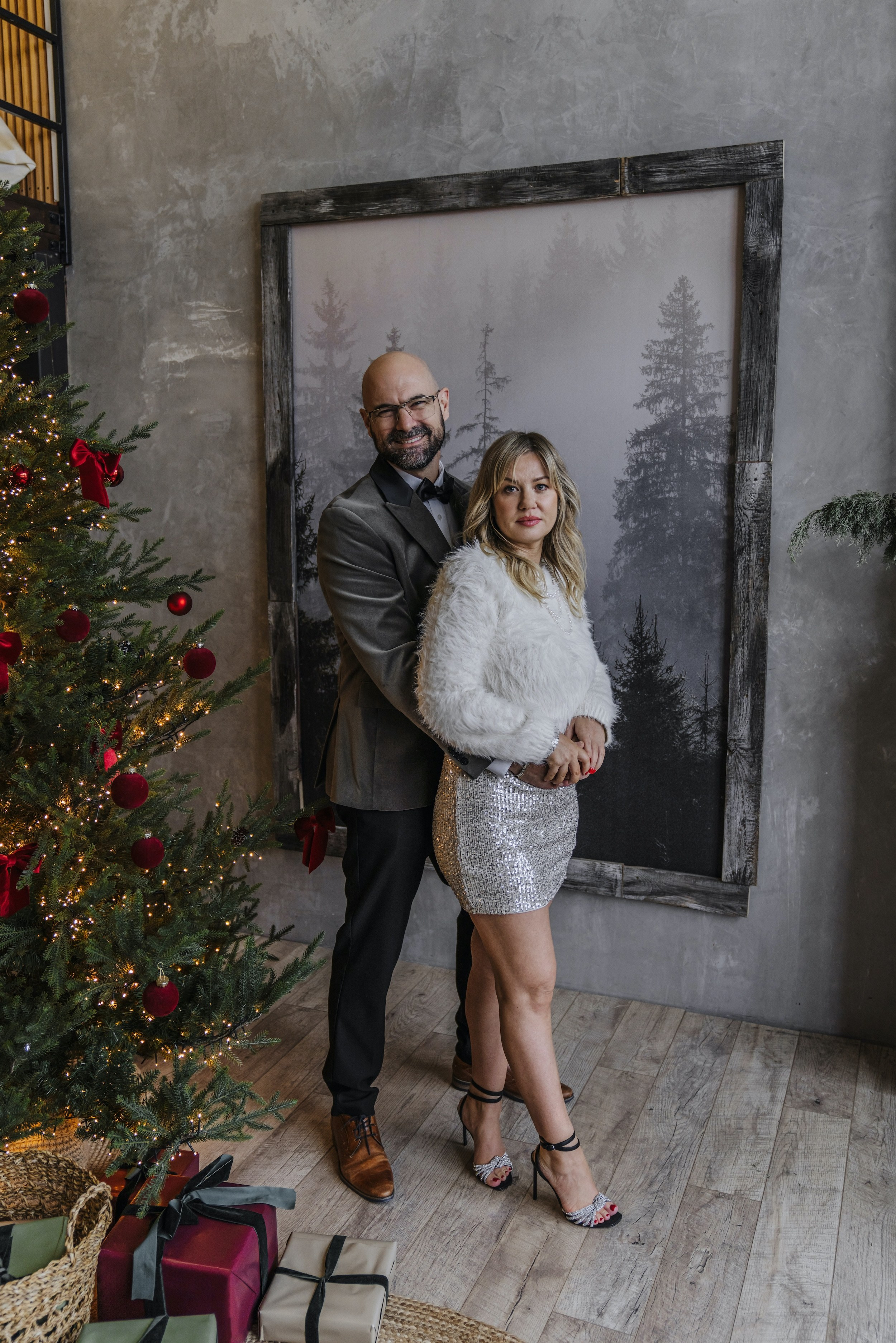 Лиза, Скарлетт, Винсент и Деннис. Минск, Рождество. Olga Modjaro