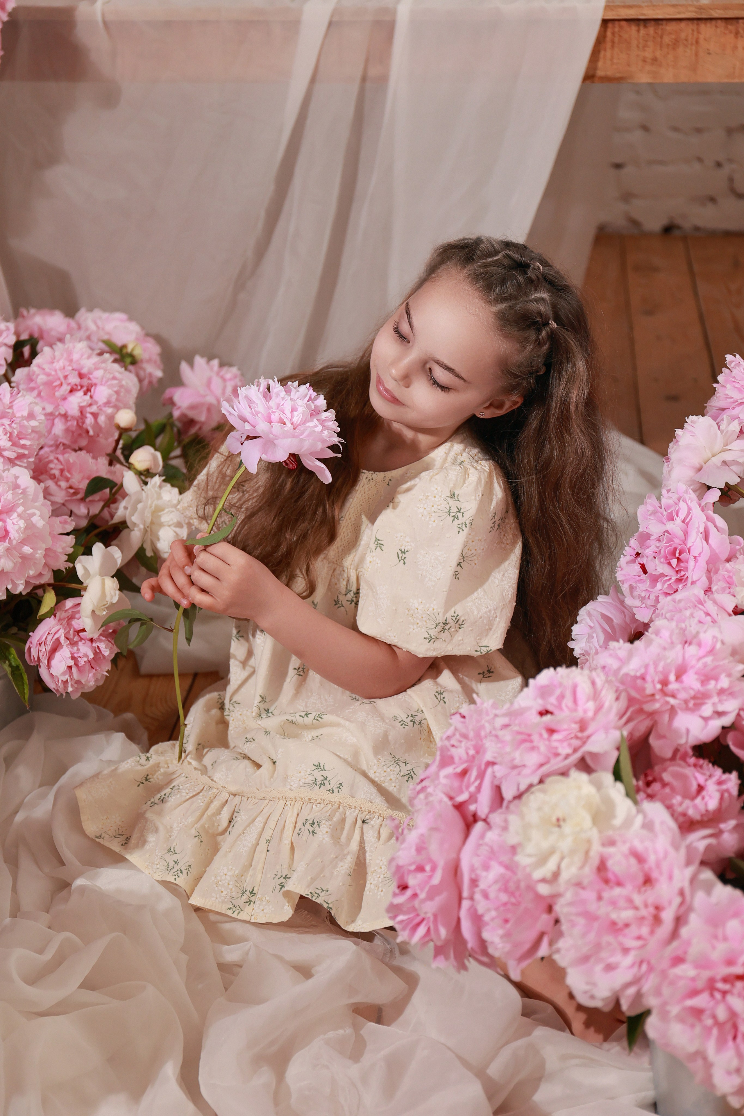 Пионы. Детский семейный фотограф Краснодар