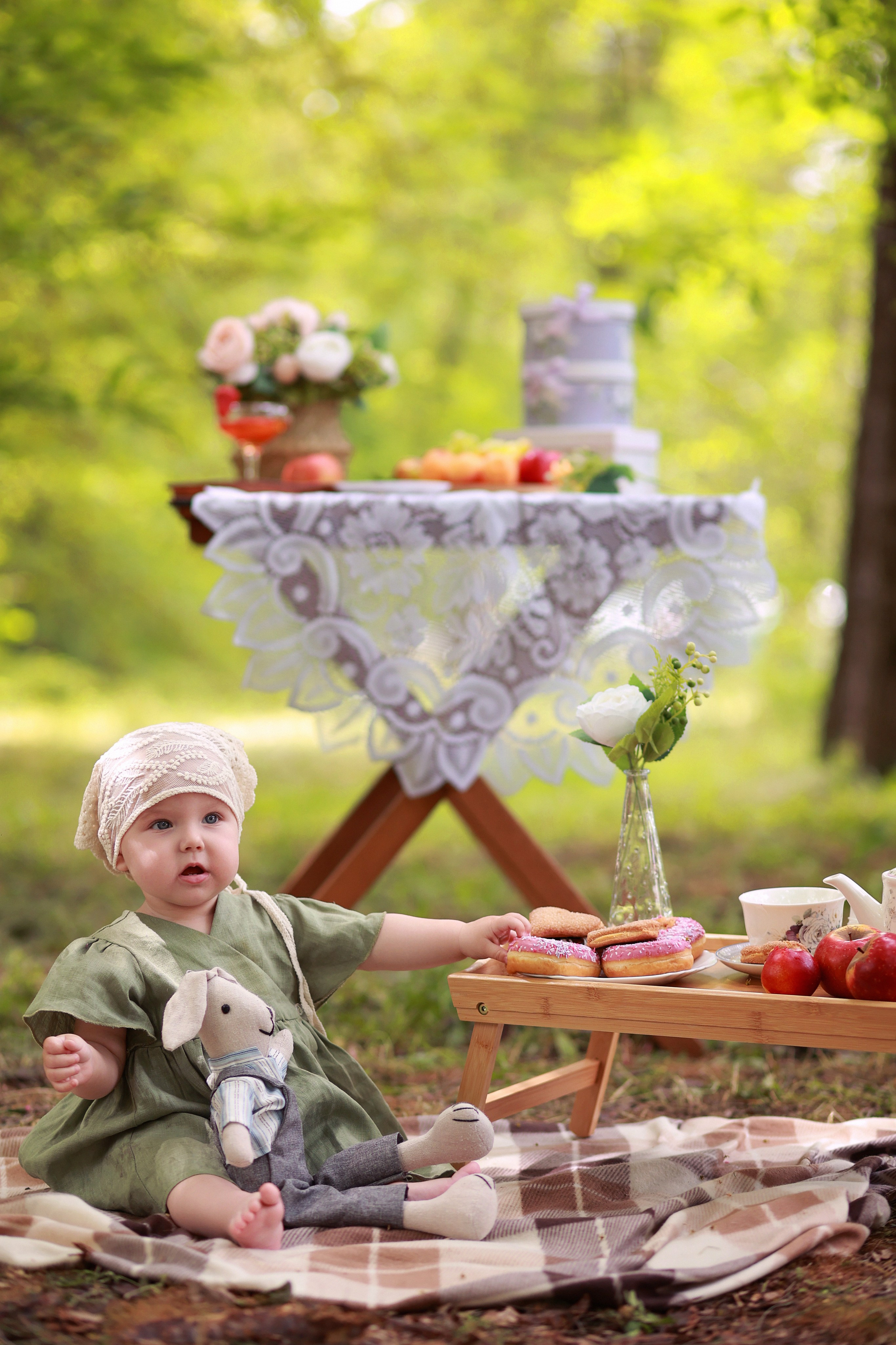 Чаепитие в парке. Детский семейный фотограф Краснодар