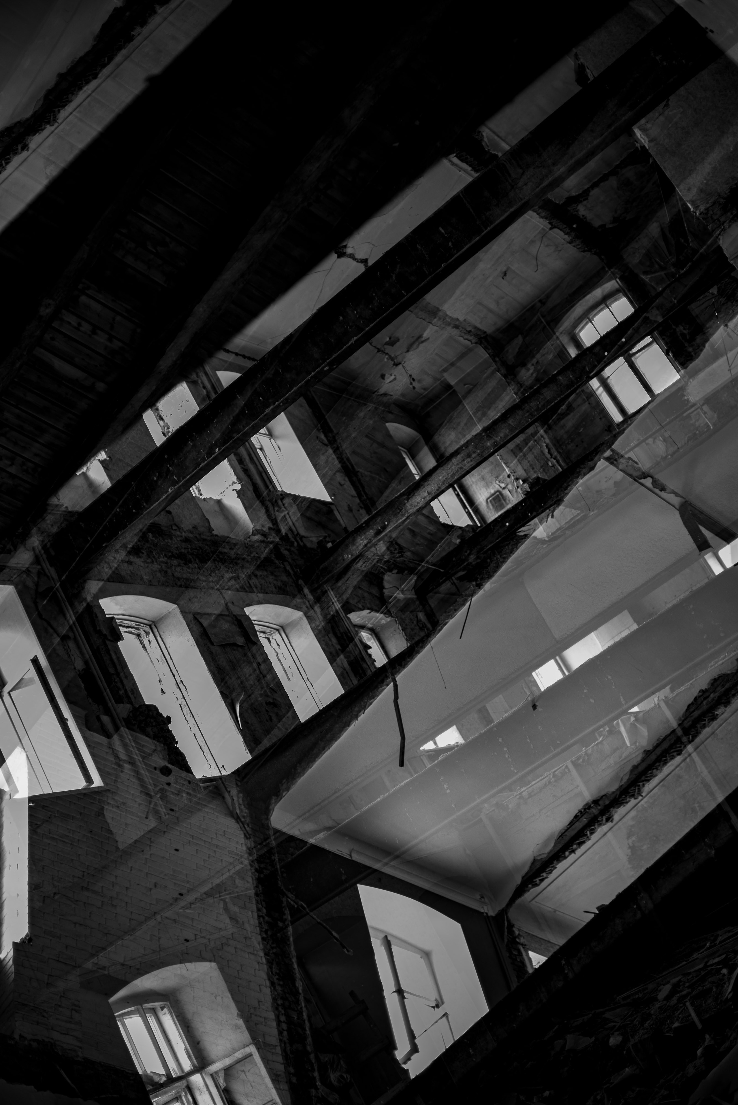 Черно-белая серия московских окраин