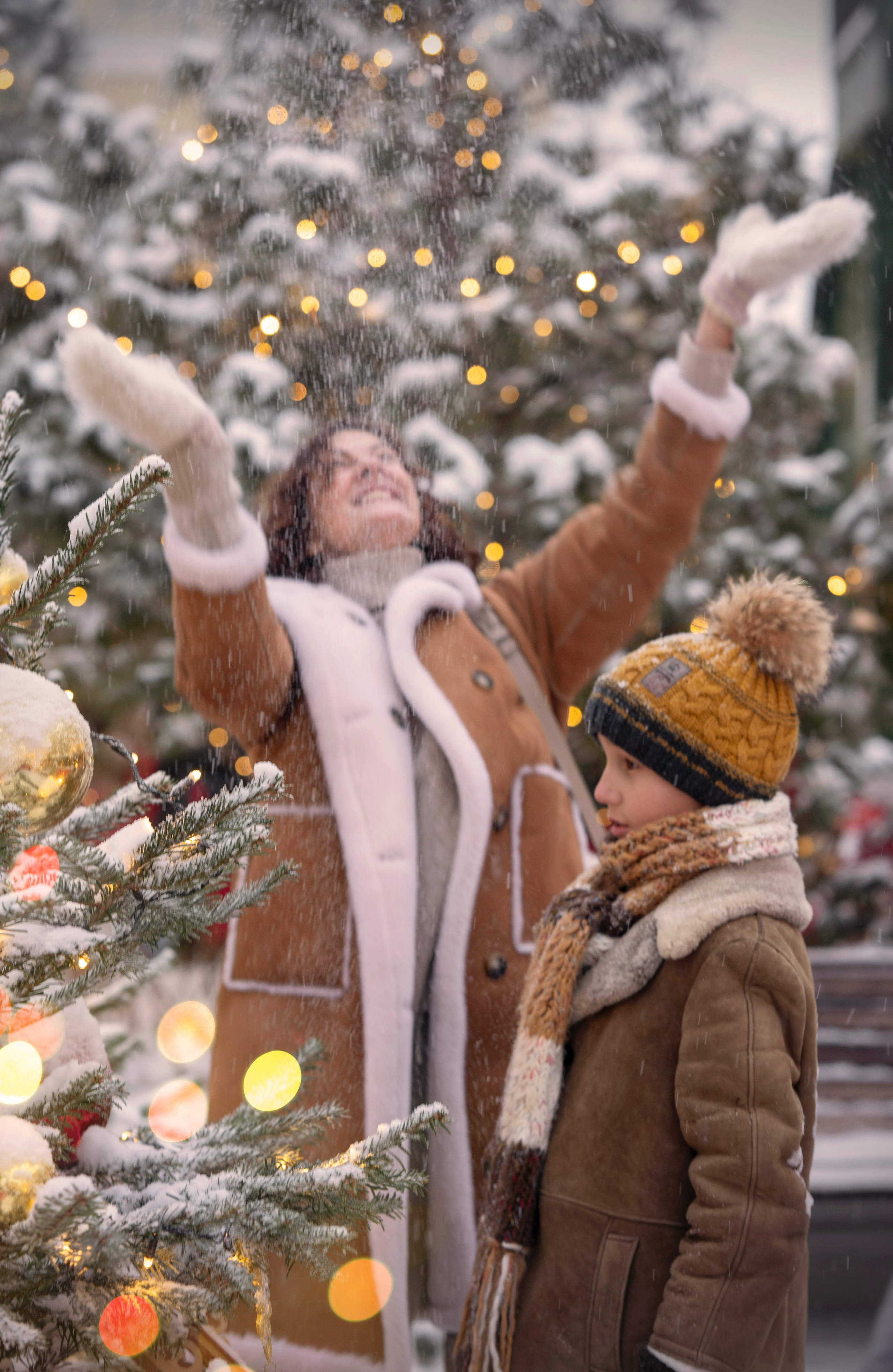 Новогодняя прогулка по Москве. Детский и семейный фотограф