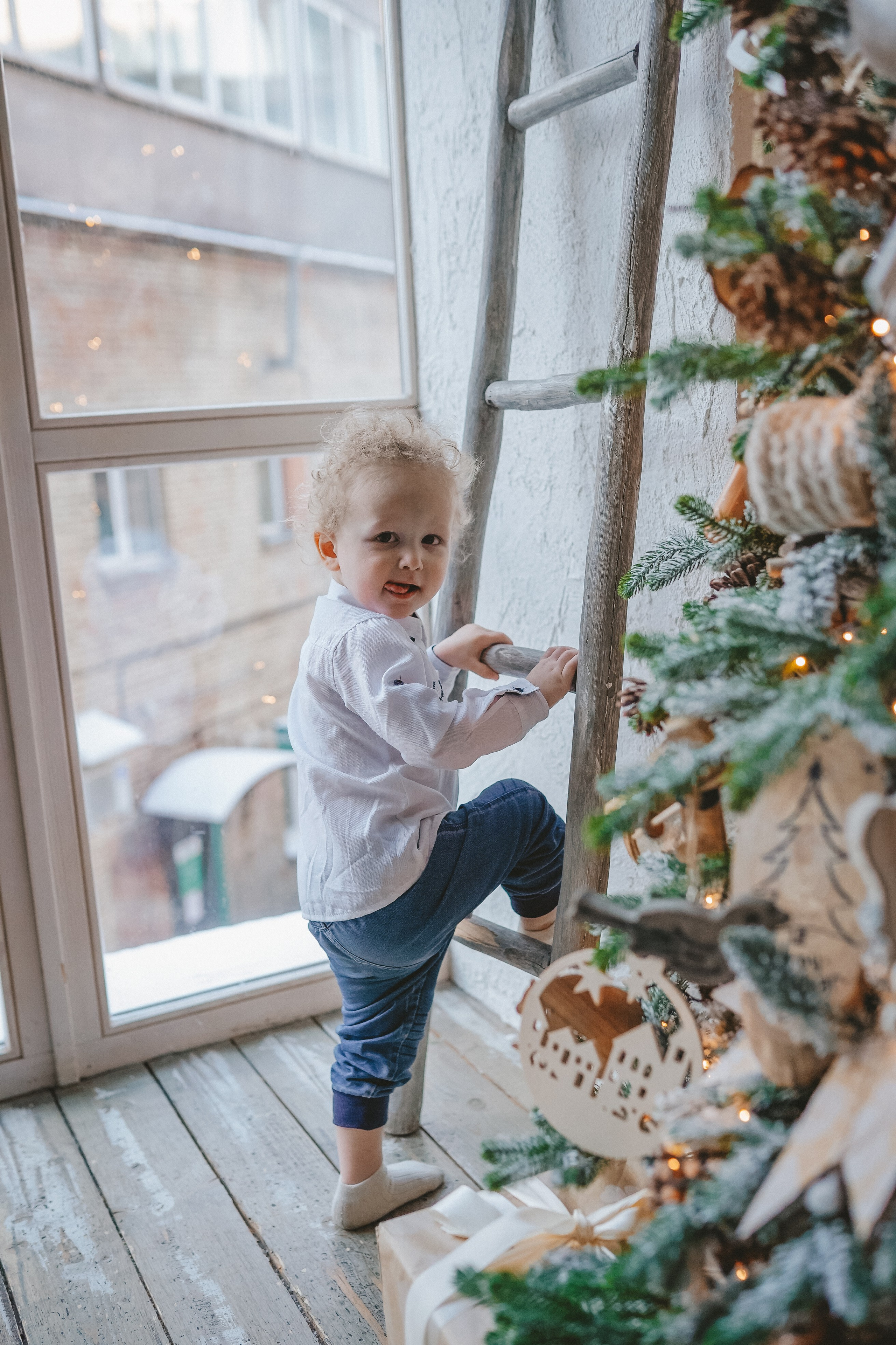 Новогодняя фотосессия Паша, Люба, Федя и Саша. Семейный lifestyle фотограф Наталья Разгуляева в Москве