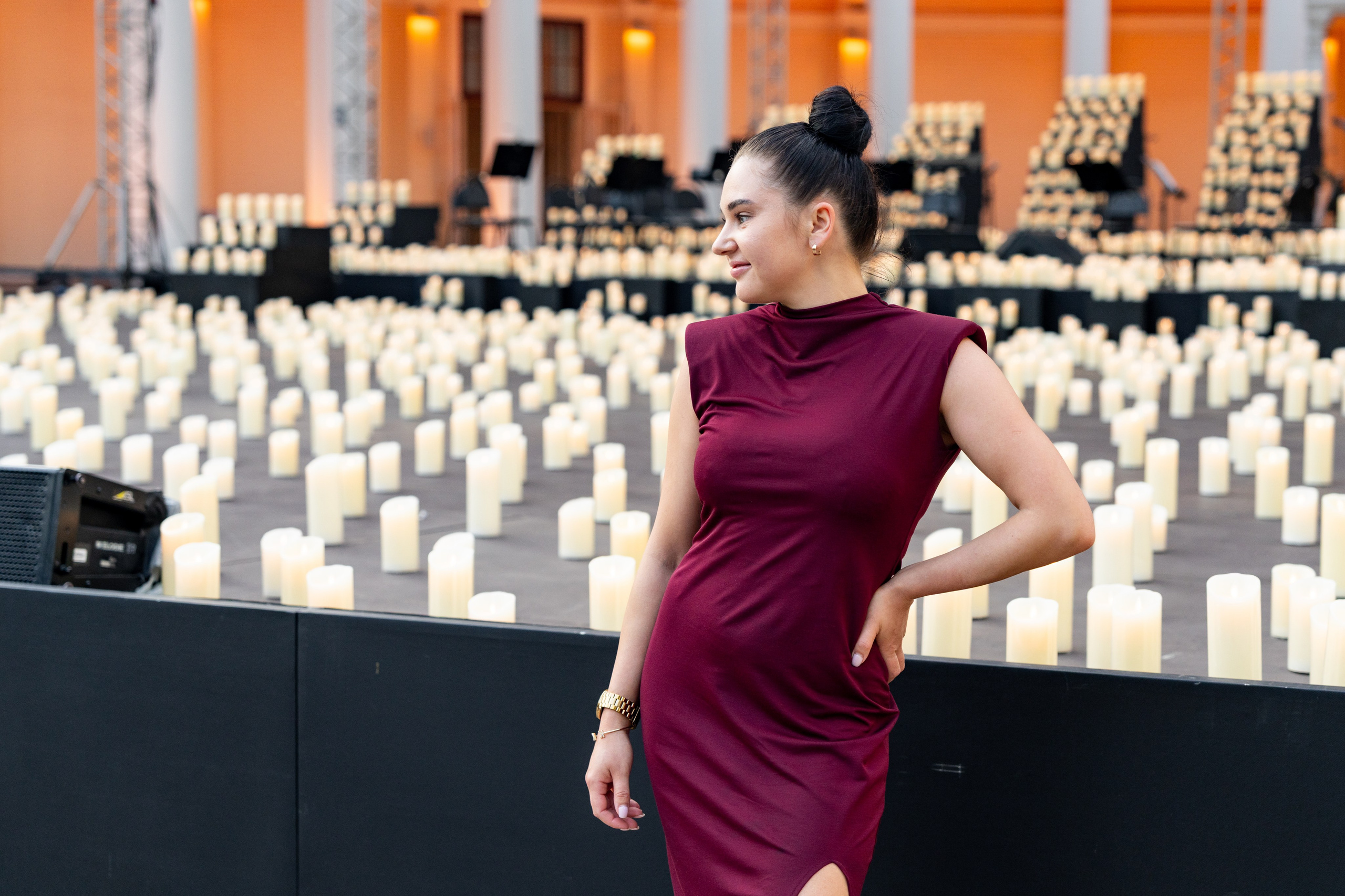 Симфонический оркестр Lumisfera при свечах. Фотограф Никита Комаров