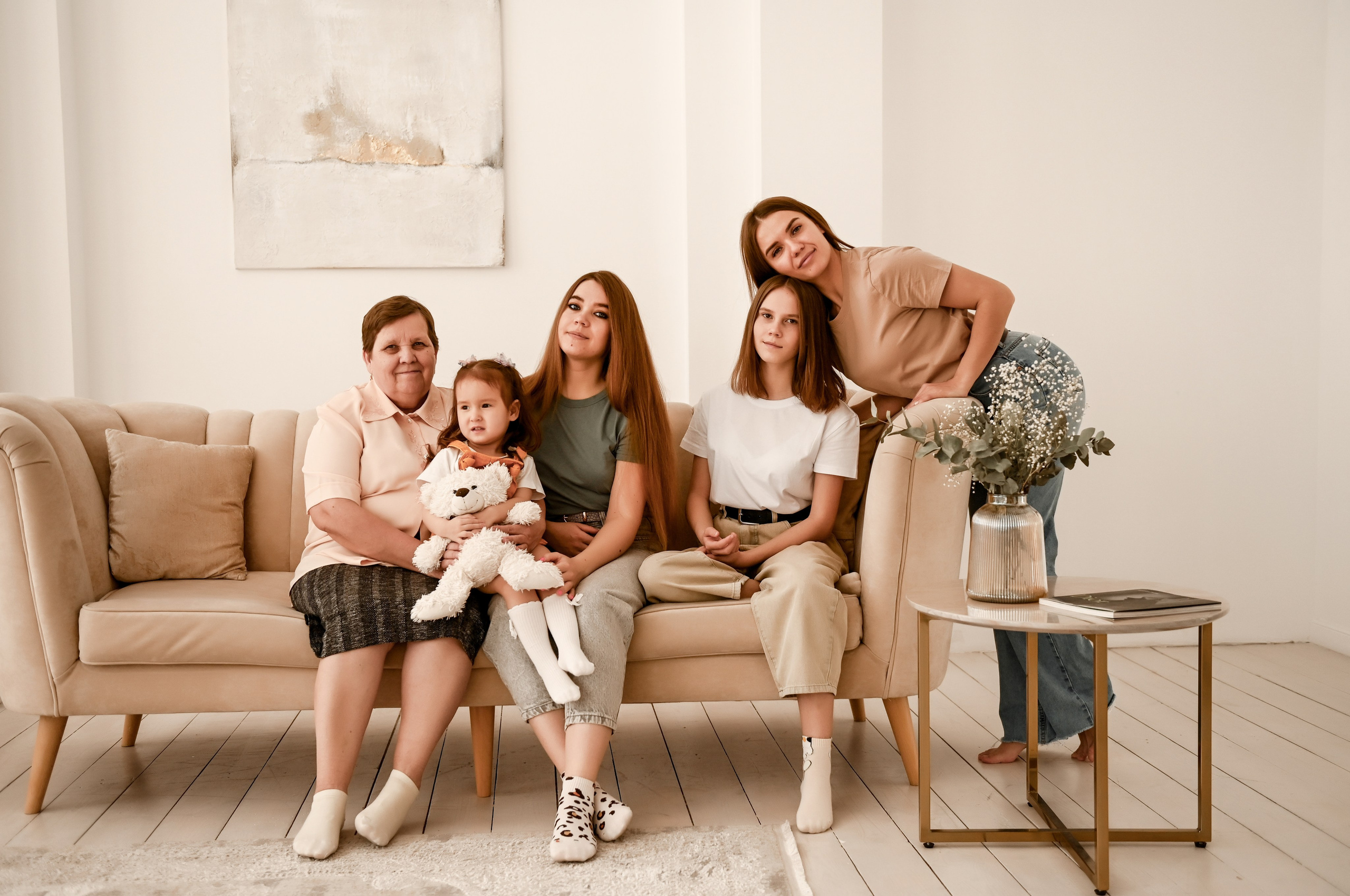 Семейная студийная  фотосессия 2. Свадебный, семейный, детский, контент фотограф в Омске Максим Ильин