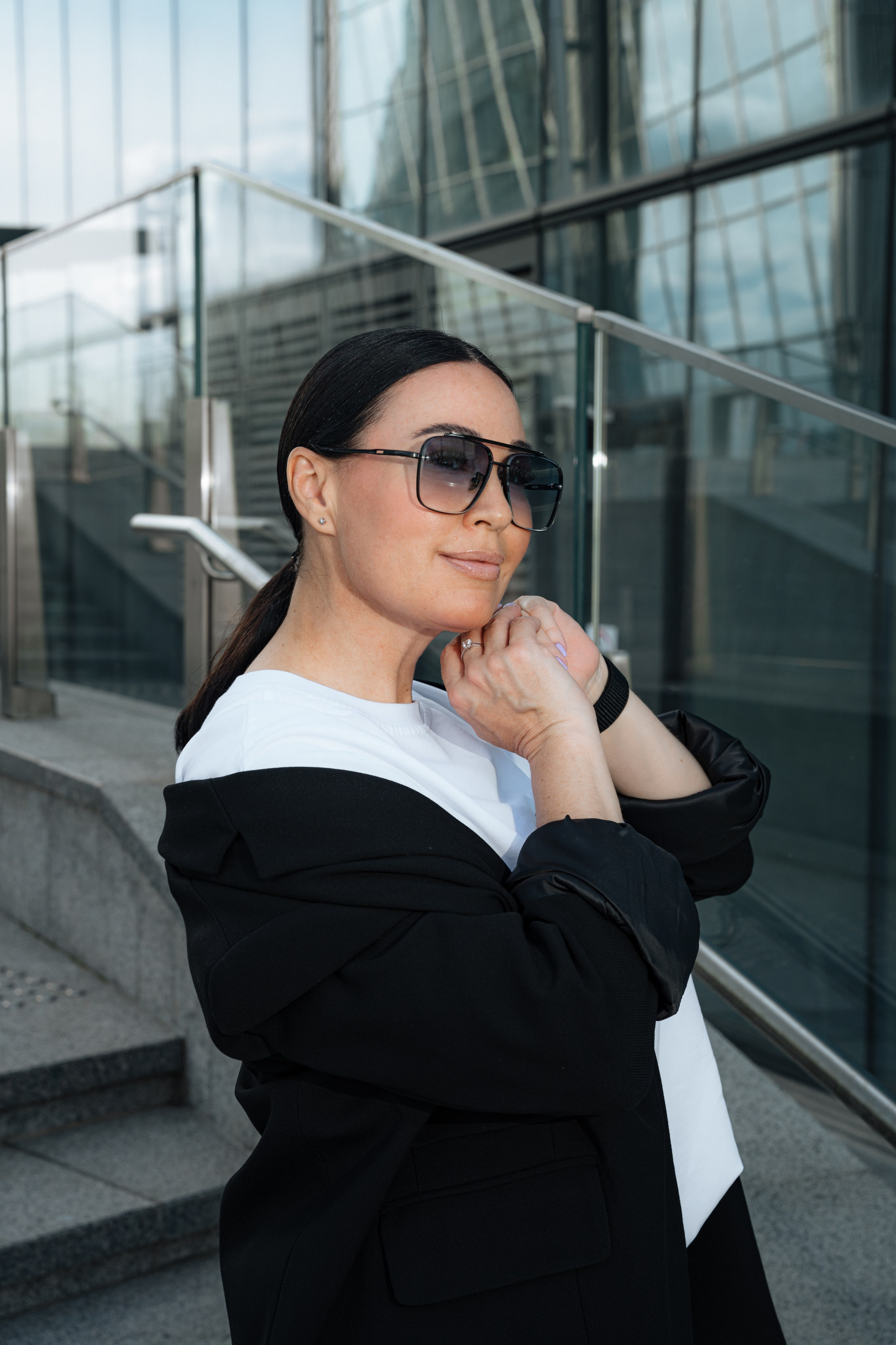 Елена. Лахта центр. Портретный фотограф в Санкт-Петербурге Дмитриева Наталия