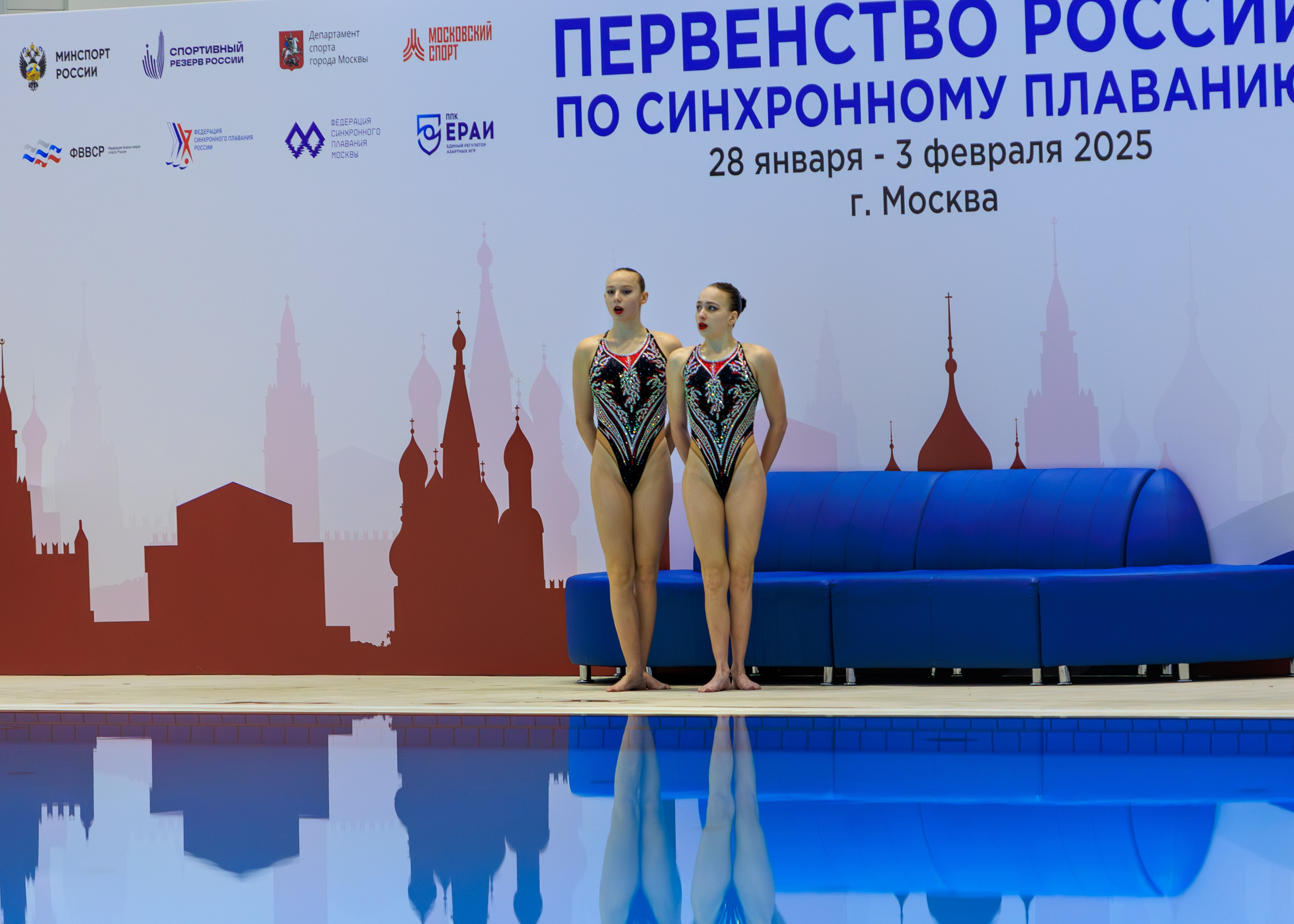 Первенство России по синхронному плаванию дуэт  — техническая программа. Выпускные альбомы и школьный фотограф в Подольске, Троицке, Щербинке, Москве и Московской области