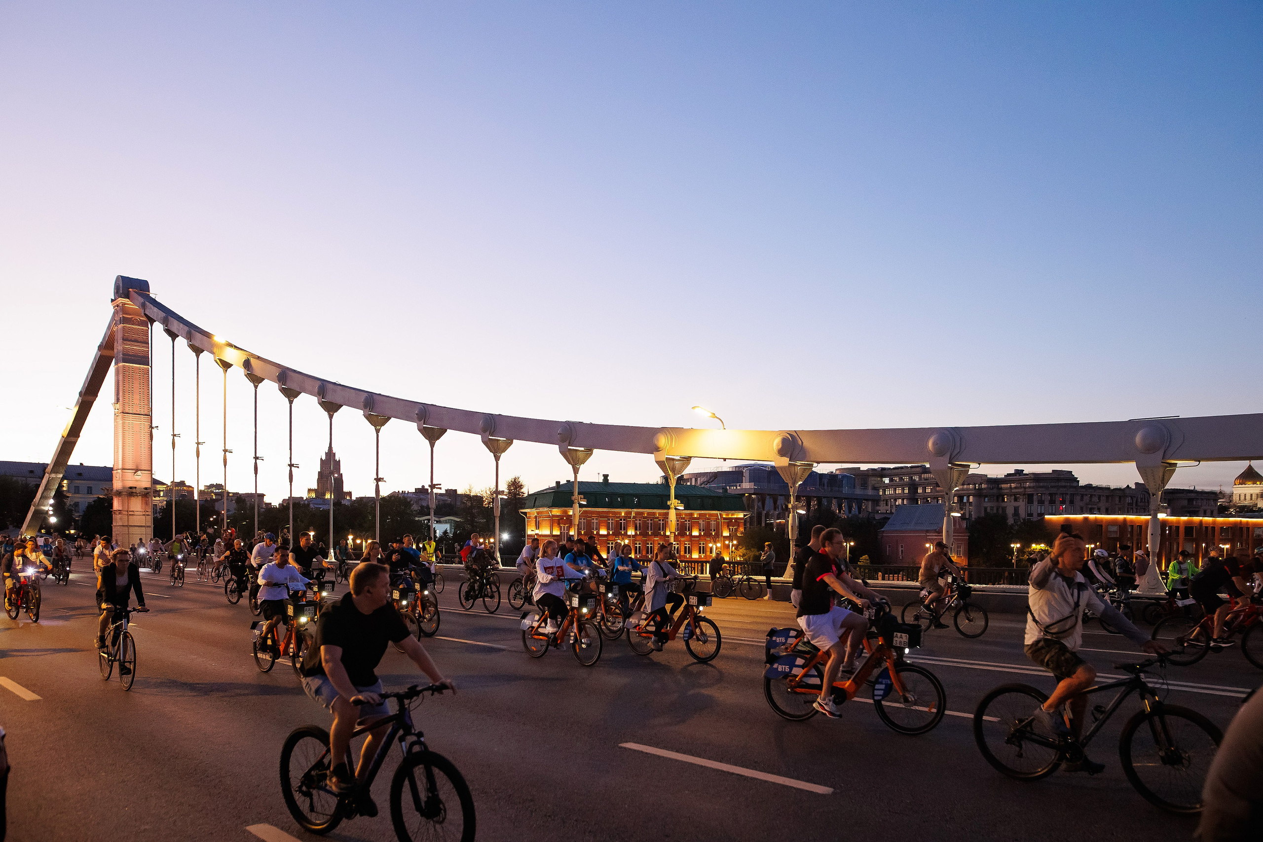 Московский ночной велофестиваль. Фотограф Сергей Склемин