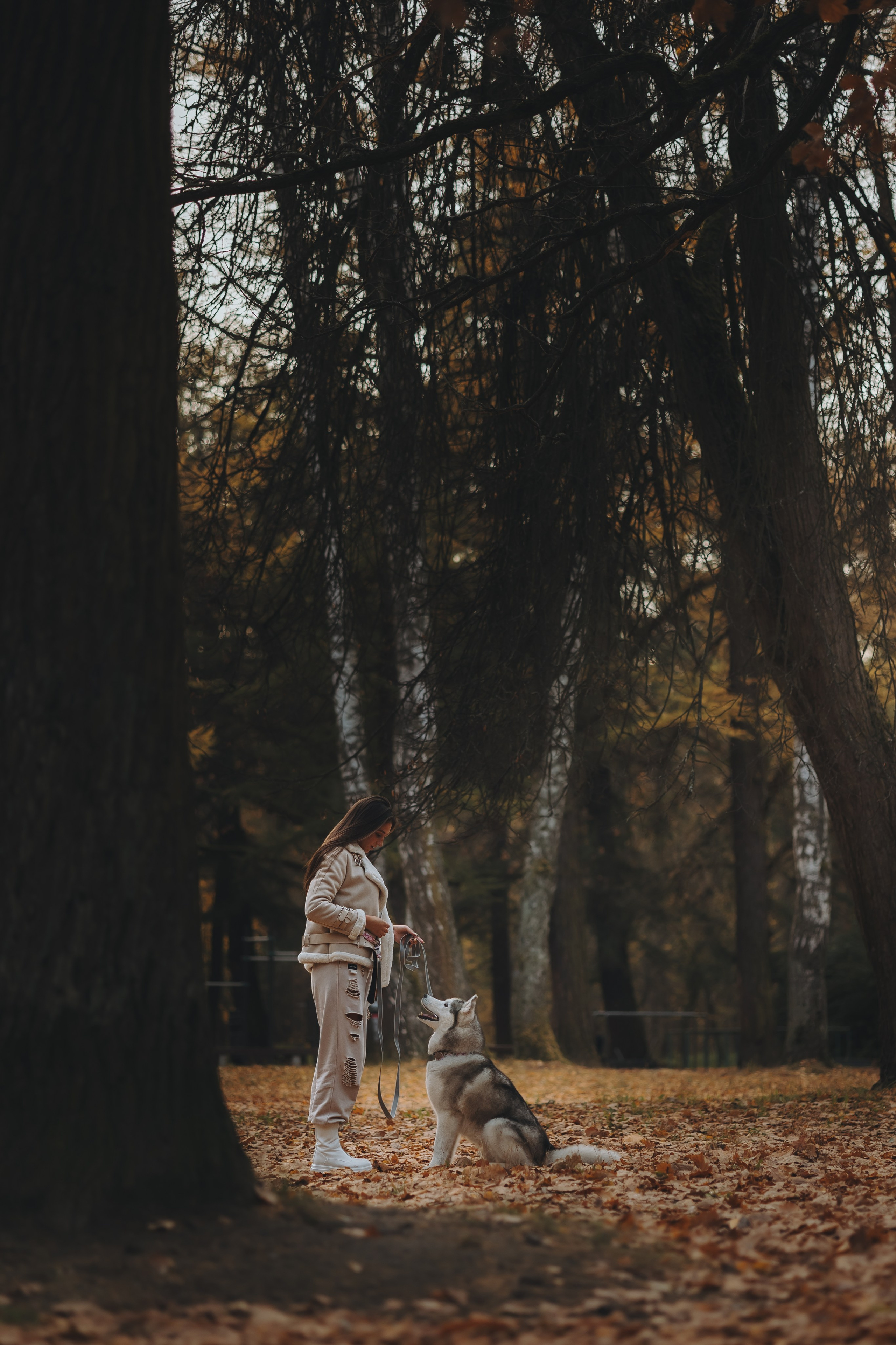 Настя и Айс. Фотограф-анималист в Санкт-Петербурге Алина Яхонт