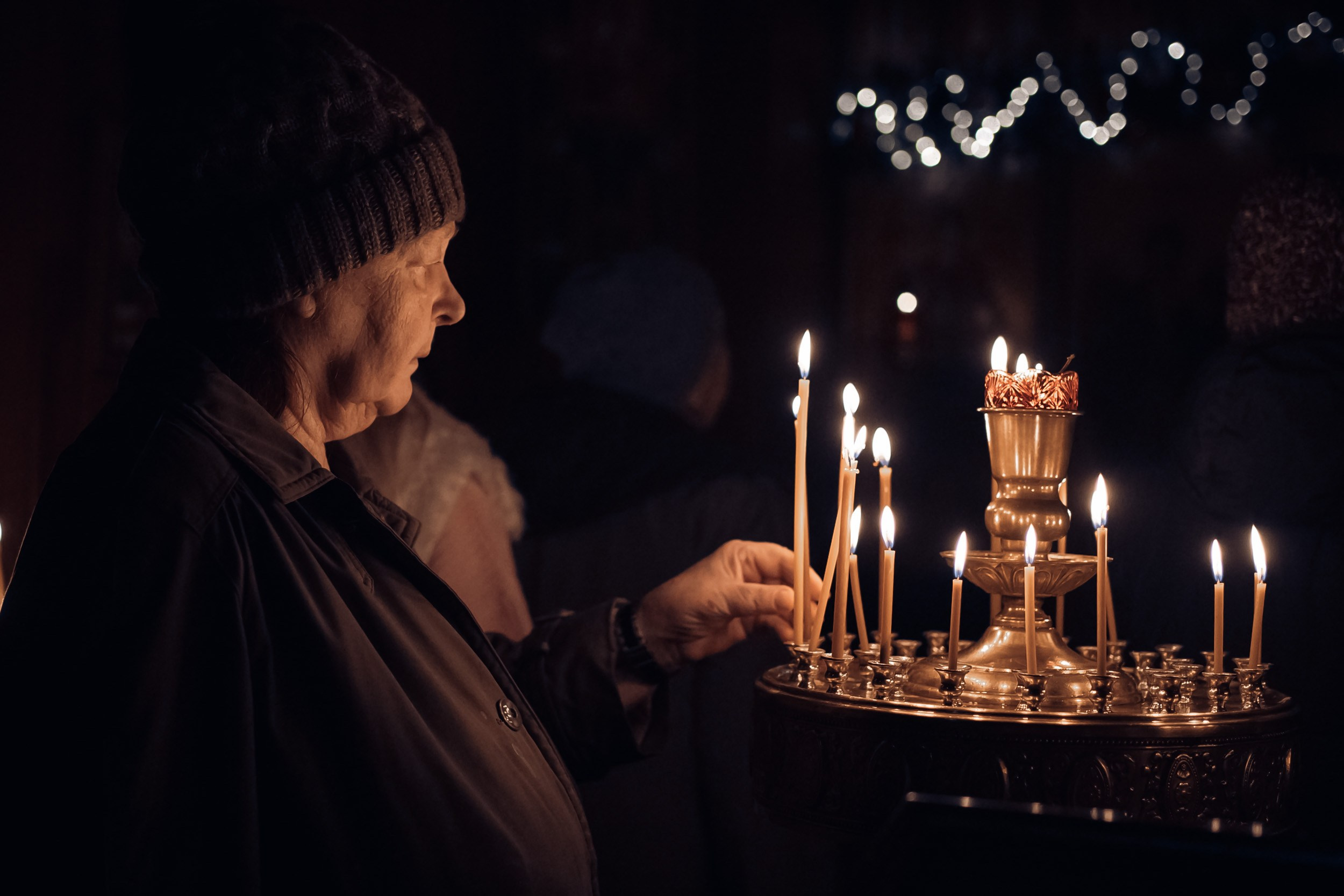 Ночная Божественная Литургия в день памяти Свт.Спиридона Тримифунтского, Севастополь. Церковный фотограф Севастополь