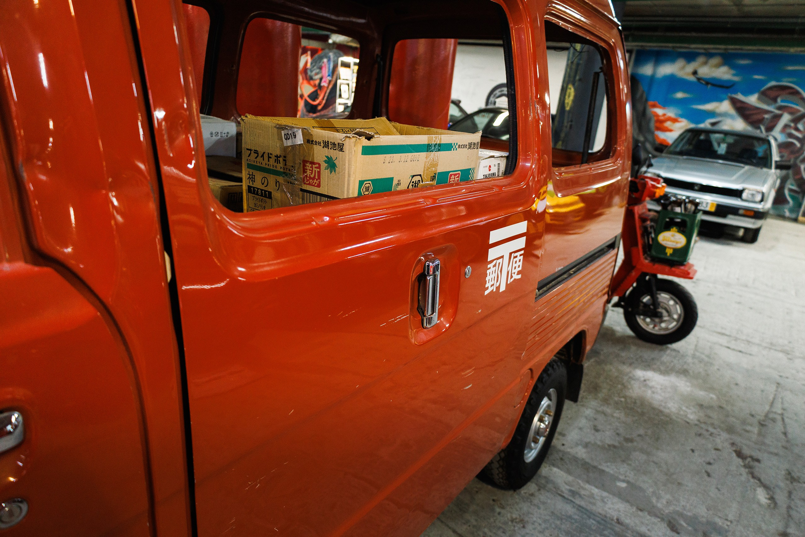 Съёмка автомобиля Honda Acty в музее Buckets Empire