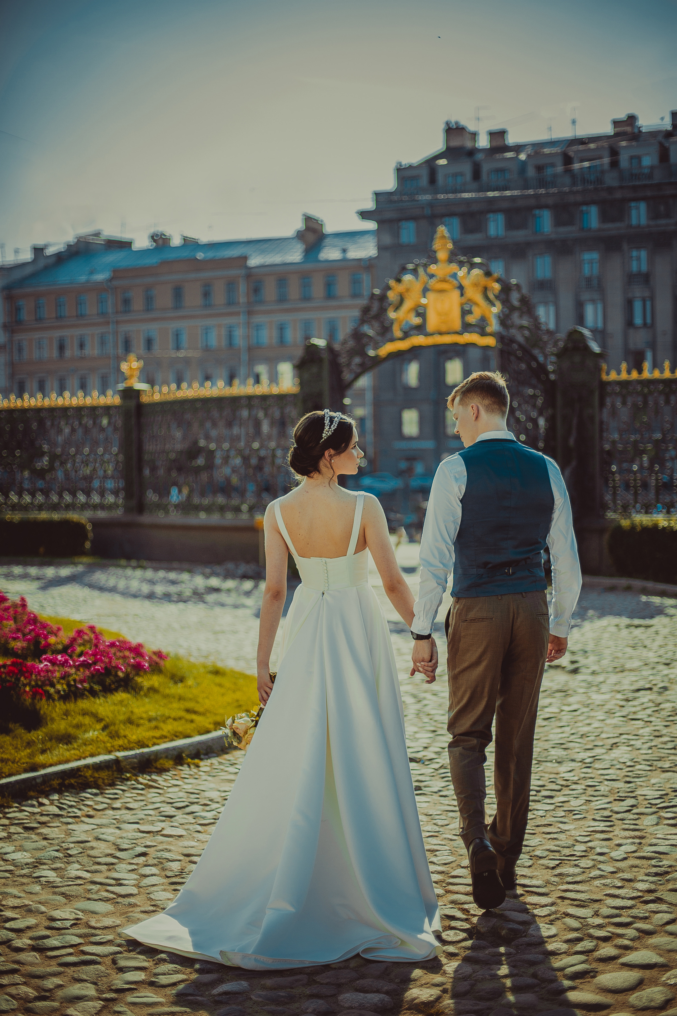 Свадебная фотосессия молодой пары. Дворец Бракосочетаний №2. Детский, свадебный и семейный фотограф Юлия Курбатова, Санкт-Петербург