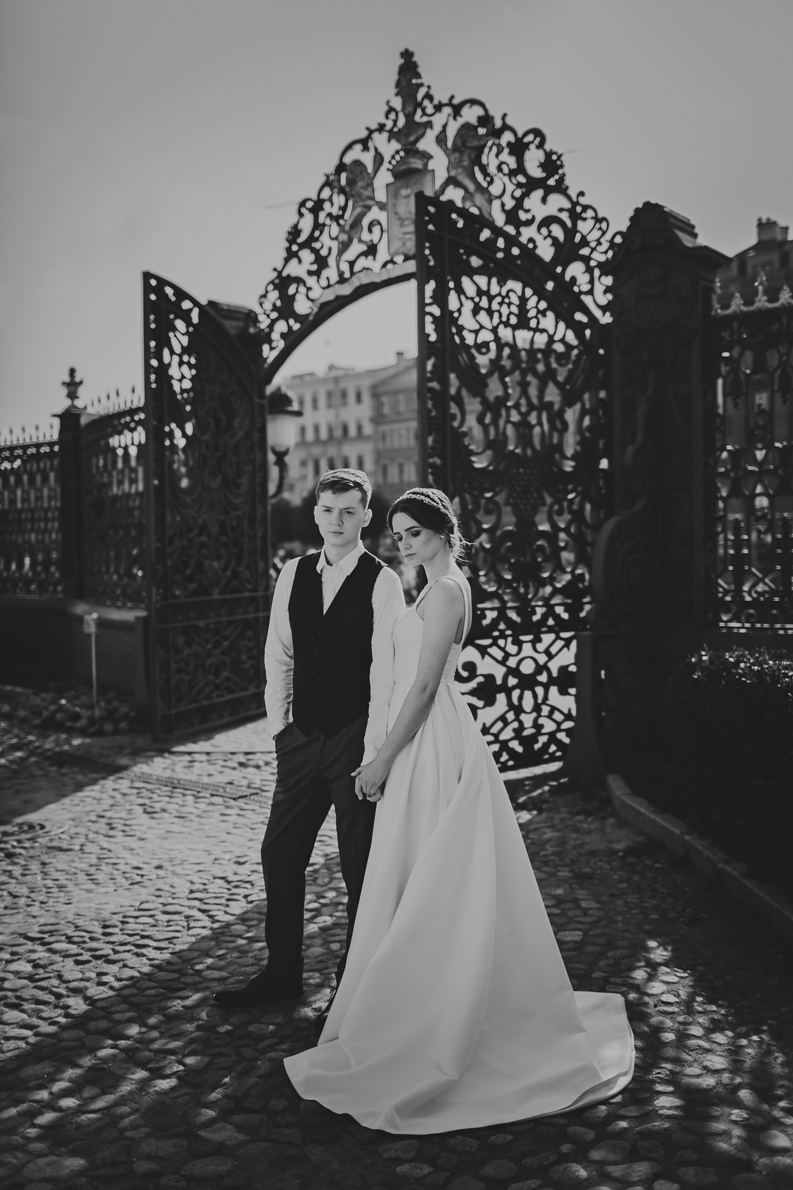 Свадебная фотосессия молодой пары. Дворец Бракосочетаний №2. Детский, свадебный и семейный фотограф Юлия Курбатова, Санкт-Петербург