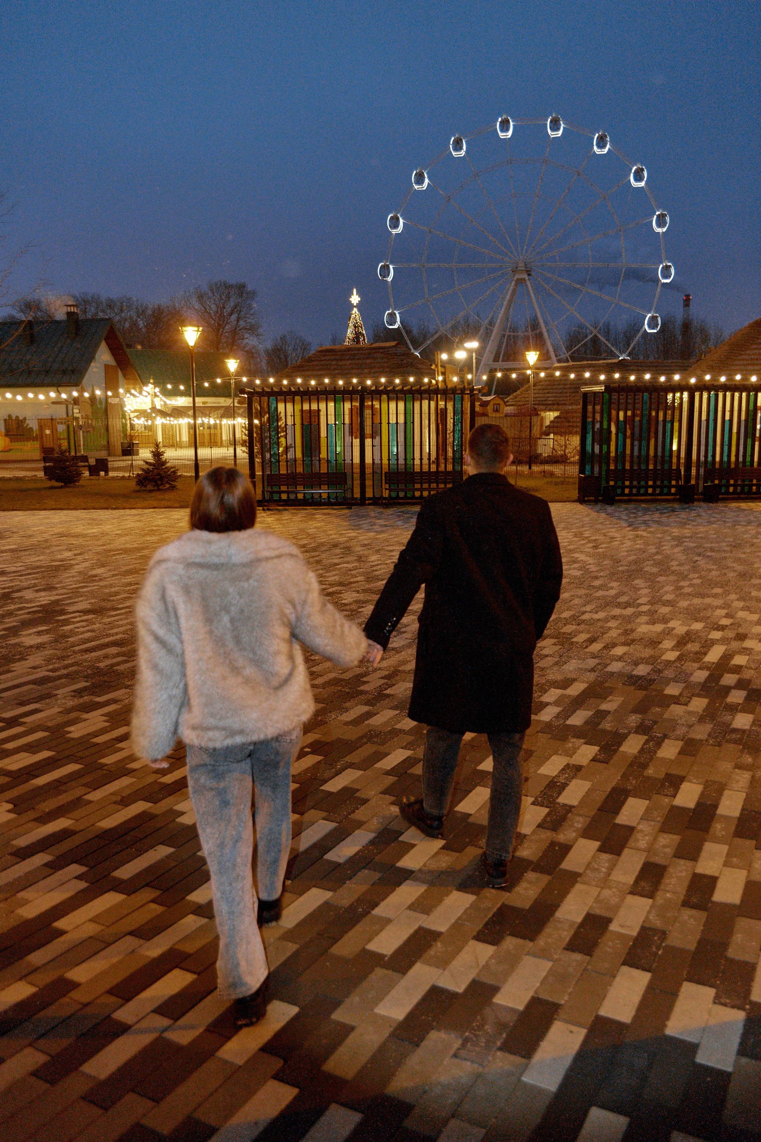 Зимняя фотосессия love story