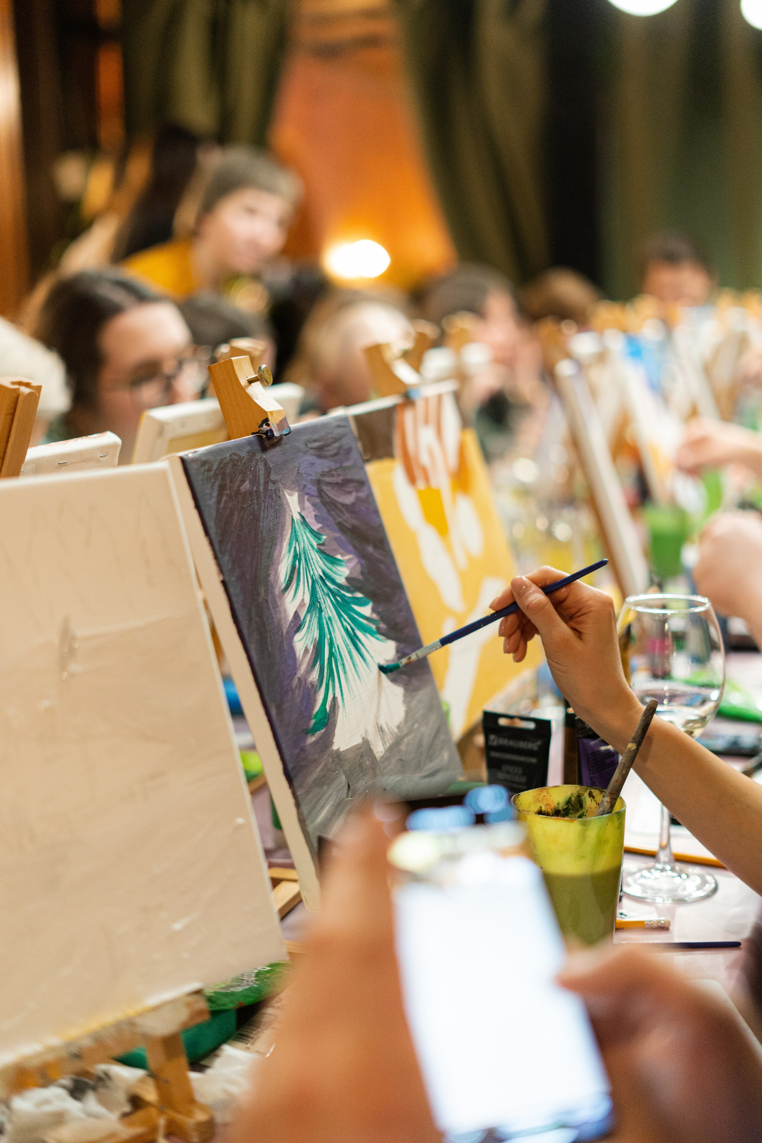 Корпоратив Teach Me Art 2. Портретный фотограф в Москве и Санкт-Петербурге Арина Чех