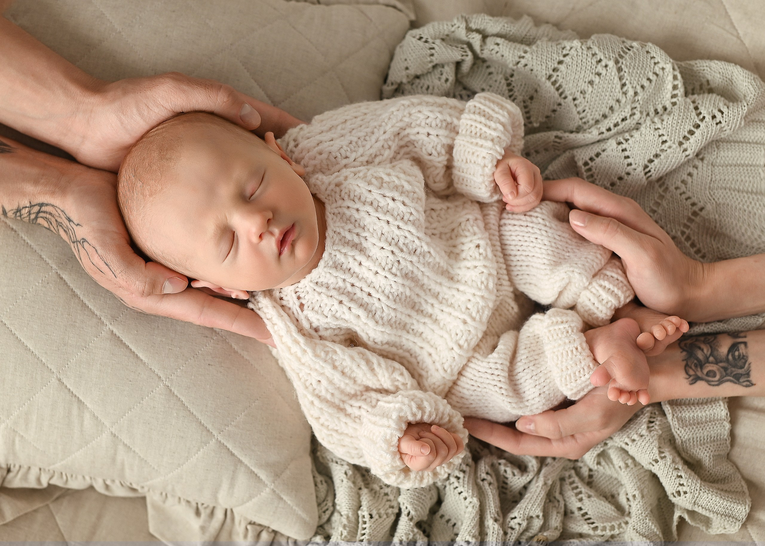 Лайфстайл с элементами ньюборн. Фотограф новорождённых малышей в Краснодаре Татьяна Нагорная
