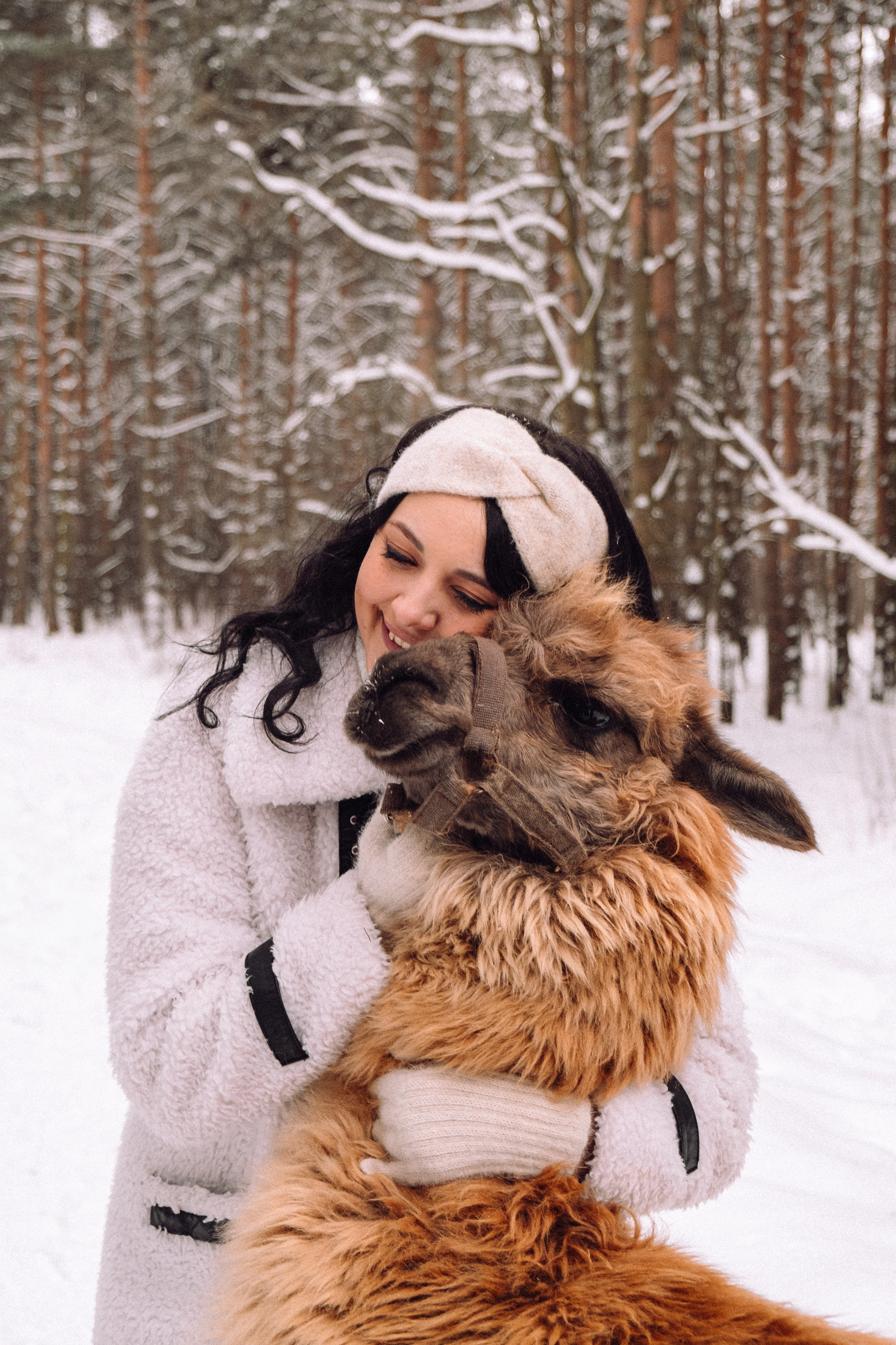 С Альпакой. Фотограф в Санкт-Петербурге Кристина Брянская