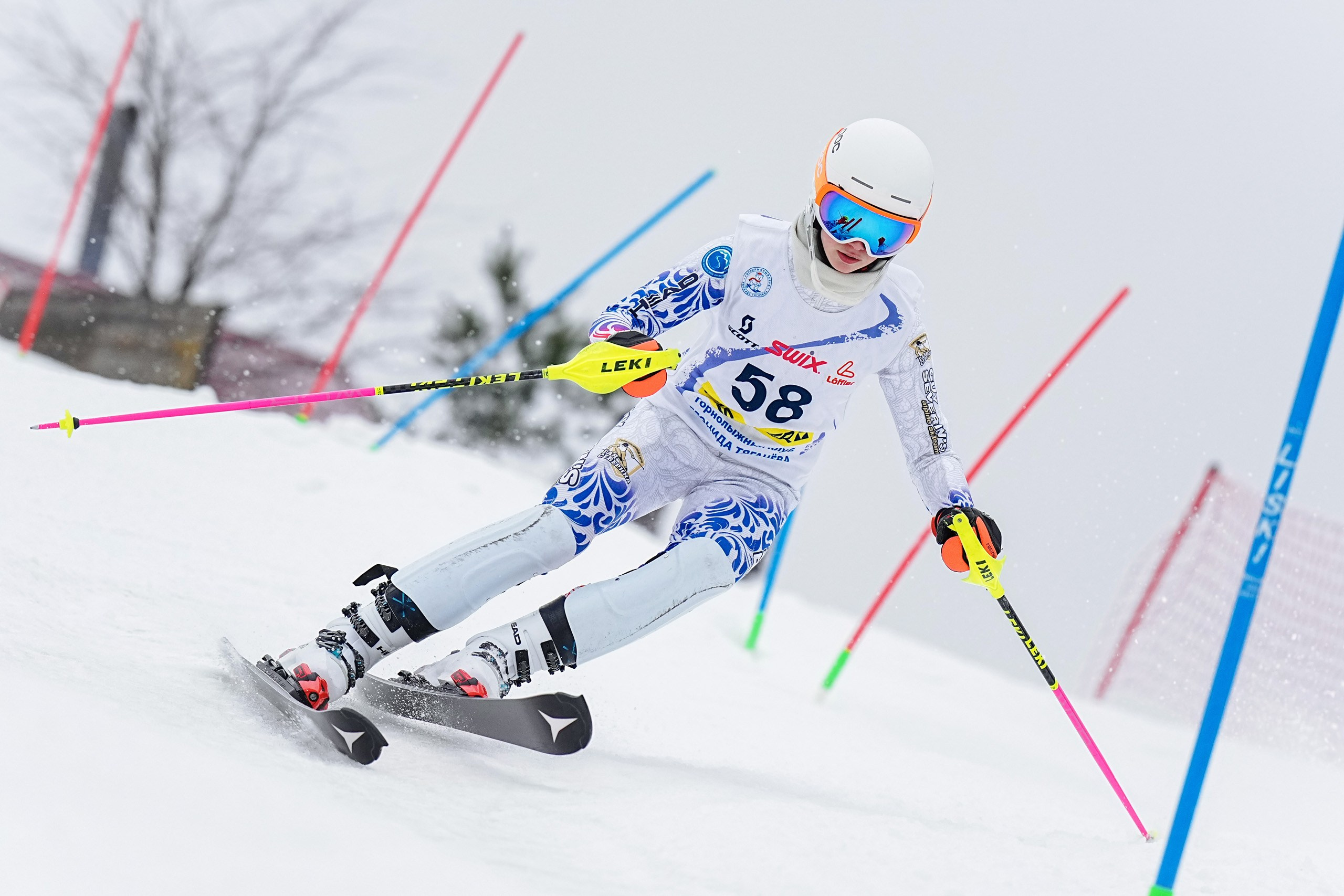 Горные лыжи. Первенство Московской области. Слалом. Шуколово