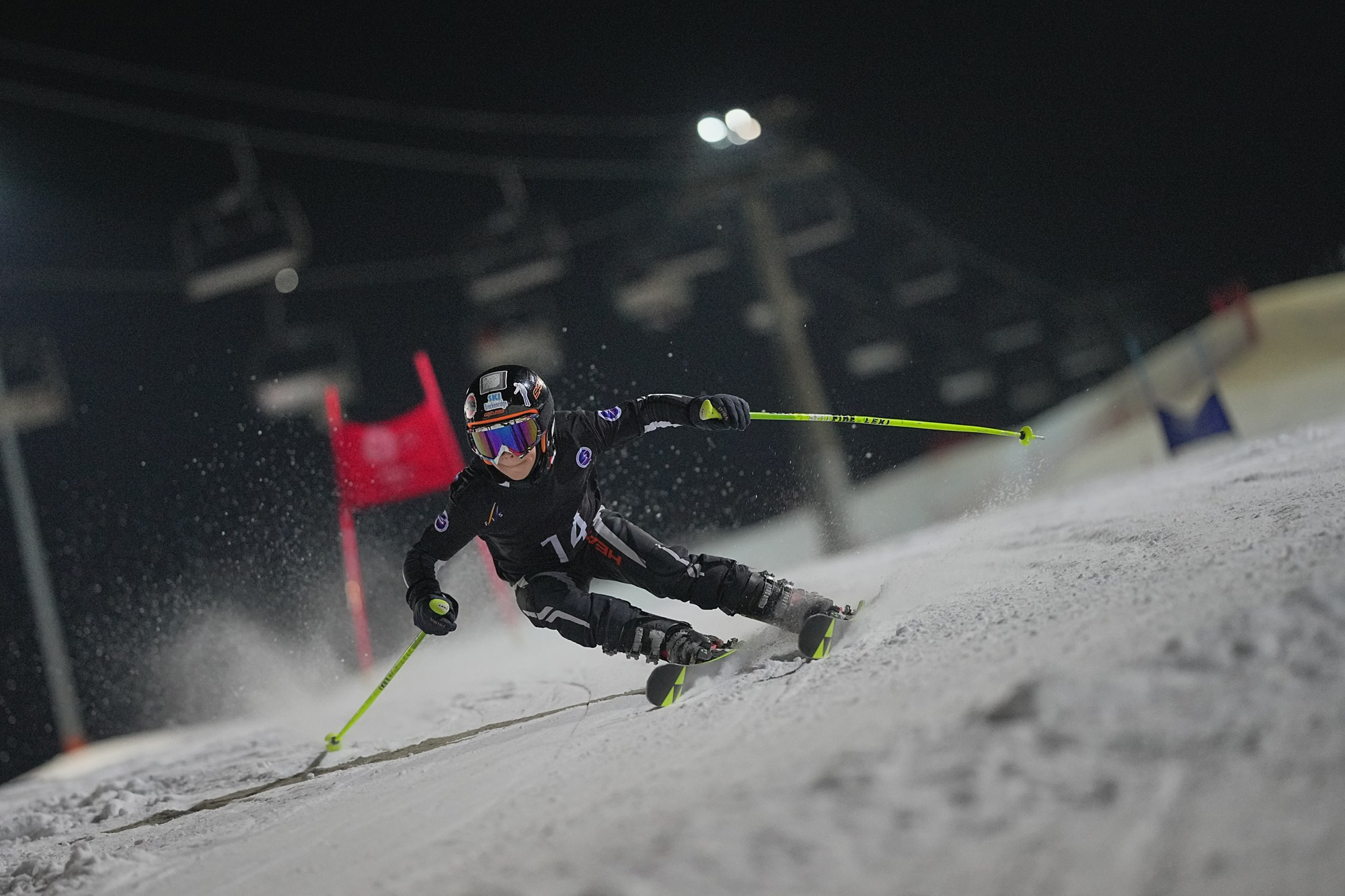 GS (Giant Slalom) - Слалом-гигант. Соревнования по горнолыжному спорту. Московская область, Шуколово