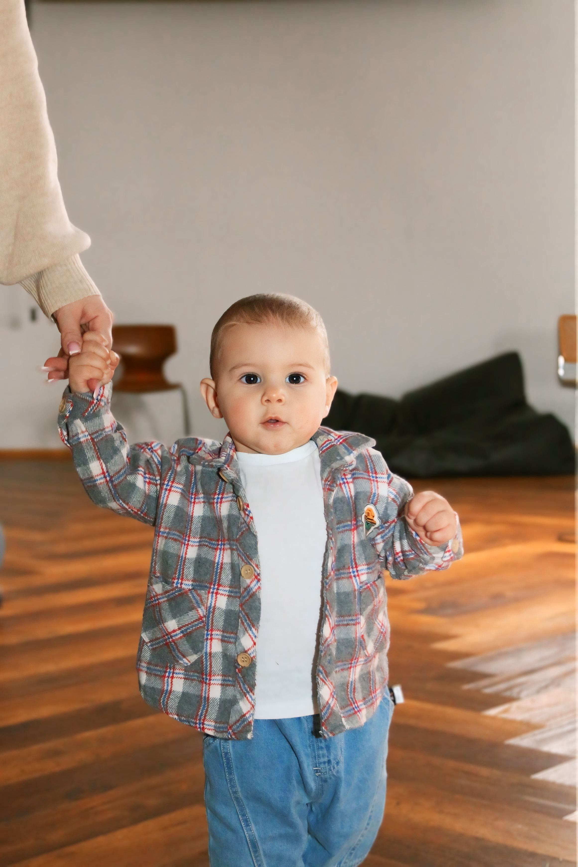 Новогодняя фотосессия мамы с сыном