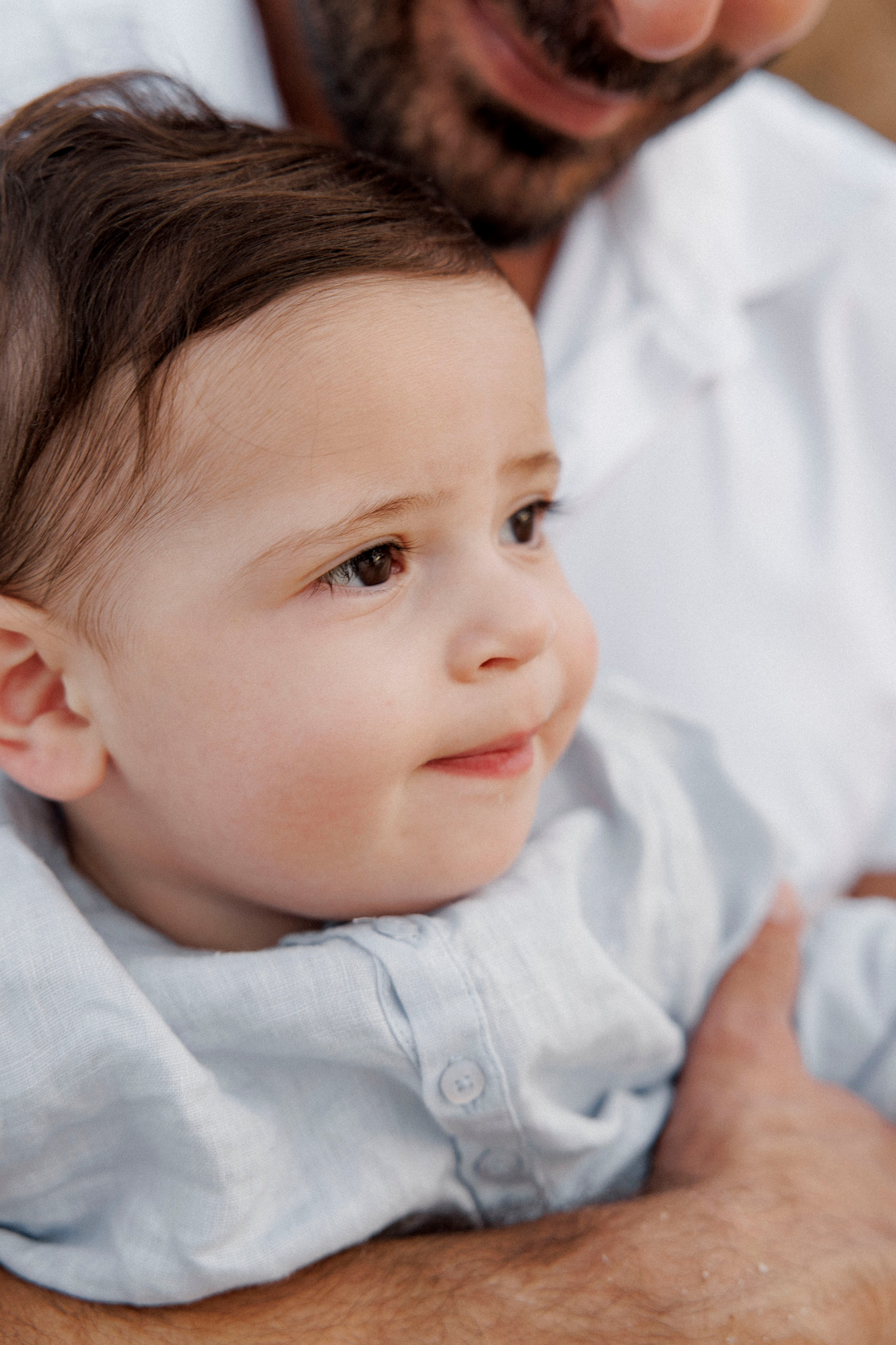 First year family photos near the sea. Главная