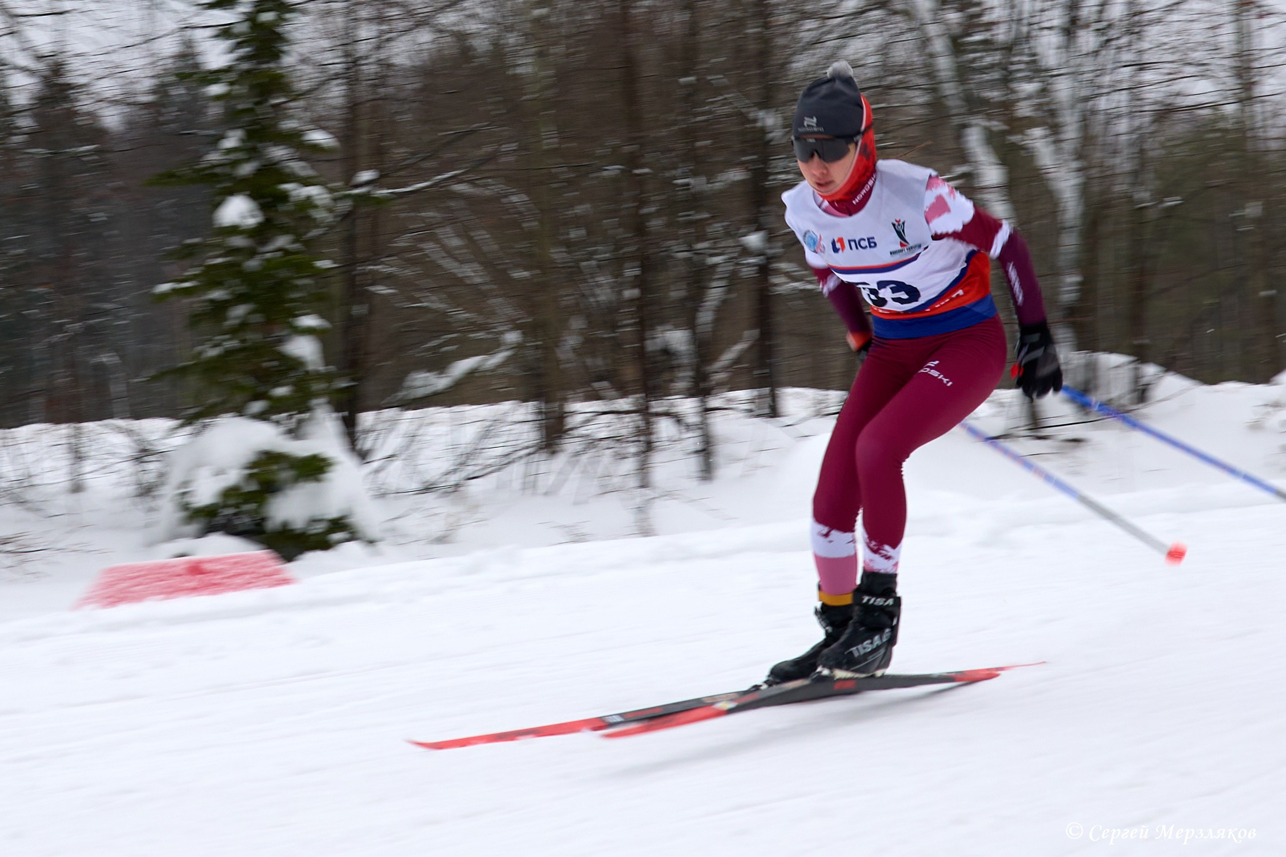 Всероссийские соревнования по лыжным гонкам на призы ЗМС Галины Кулаковой. Спортивный репортажный фотограф в Ижевске Сергей Мерзляков