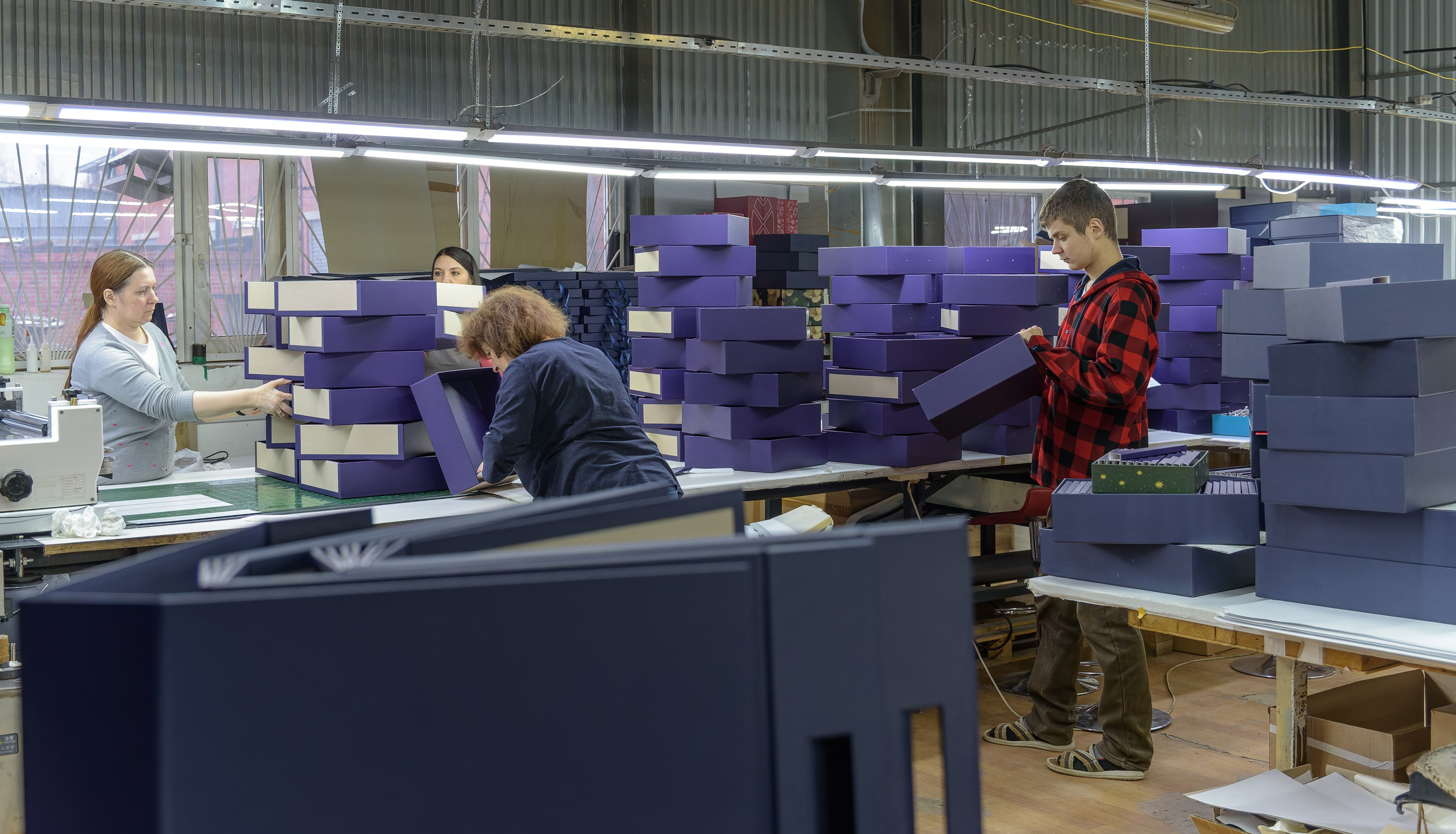 Производственные цеха компании «Маркетри». Fotolux