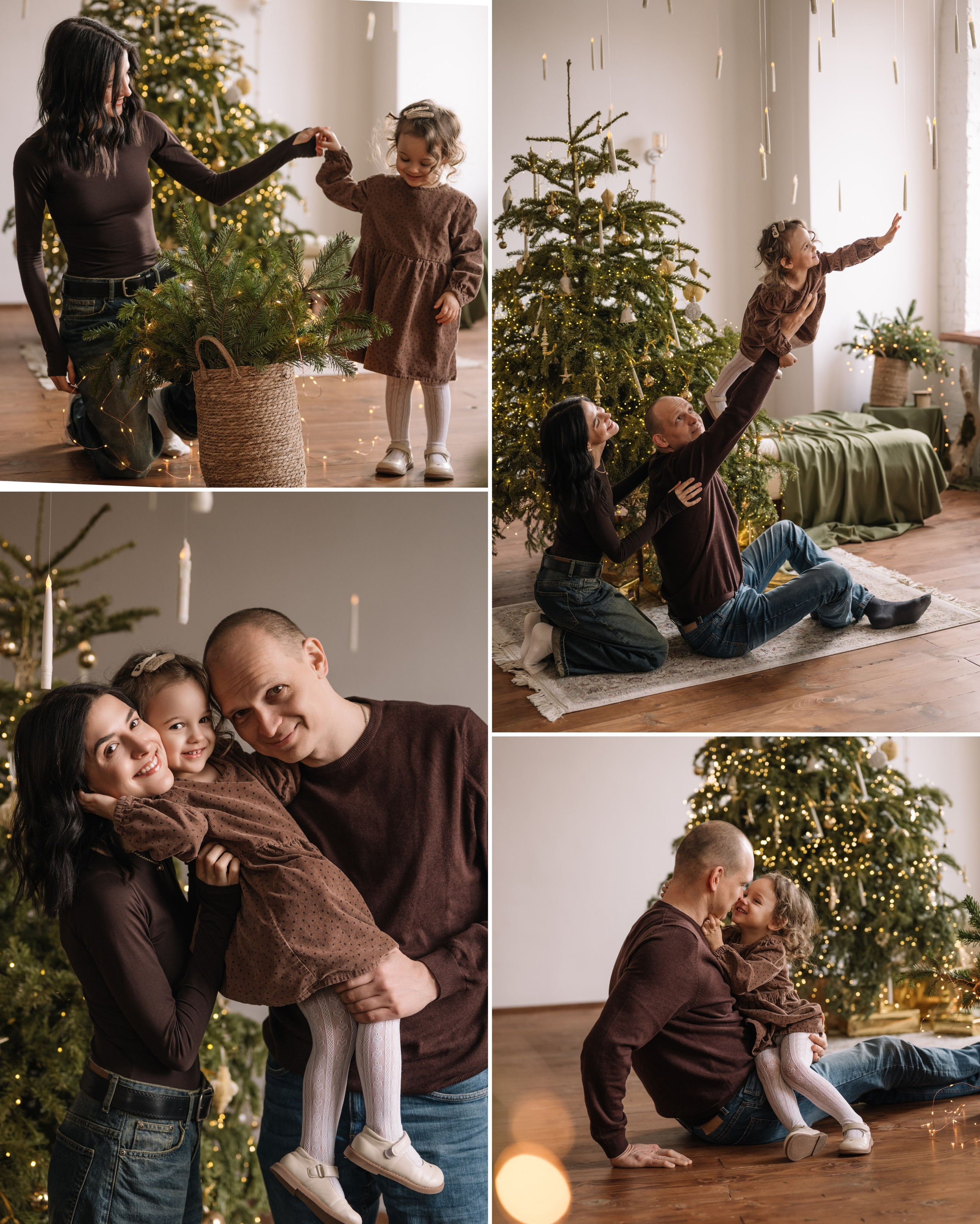 Новогодняя семейная фотосессия. Свадебный и семейный фотограф в Краснодаре Алина Мельник