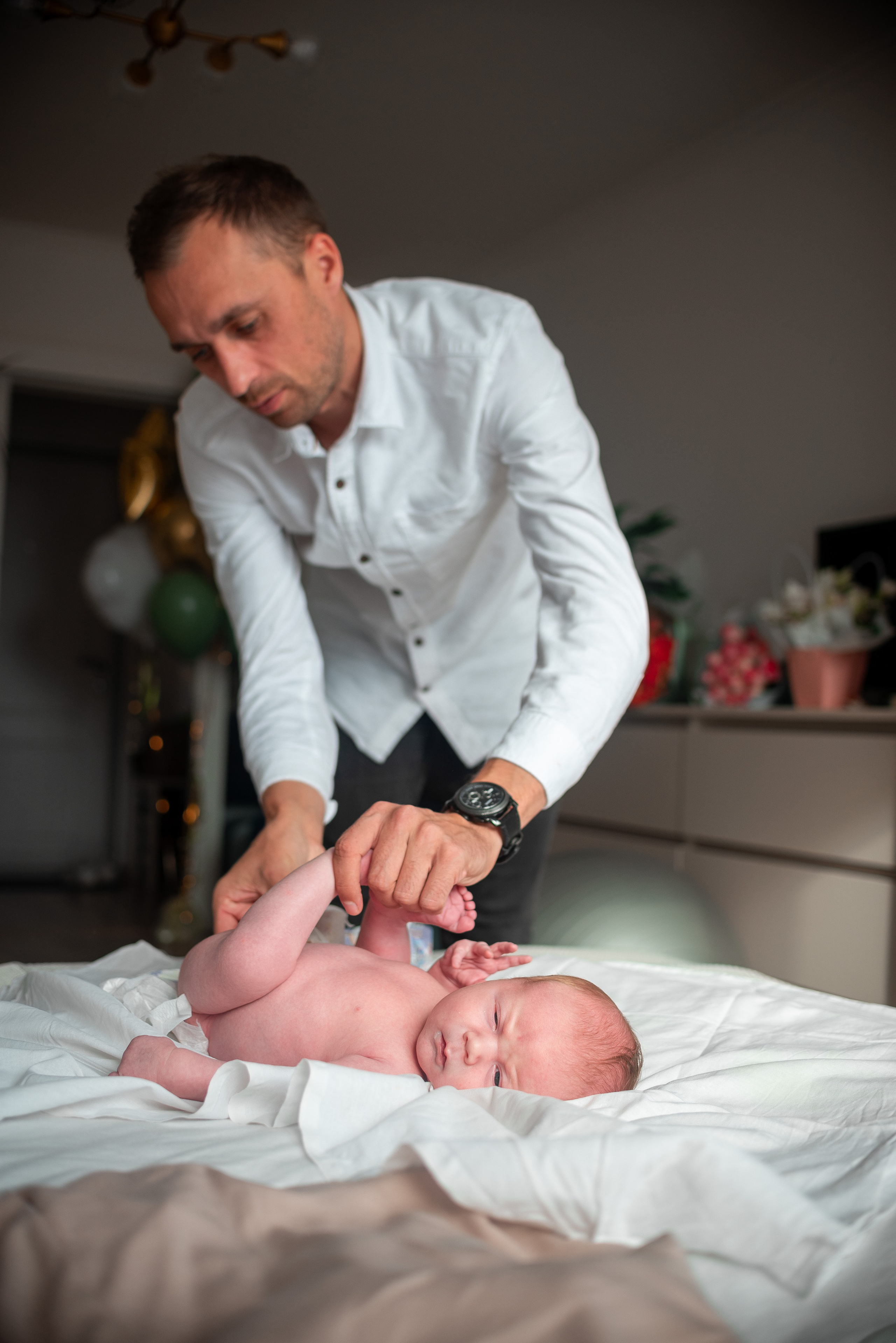 Выписка Константина 2РД. Семейный фотограф на выписку из роддома и крещение Минск Настя Гришук