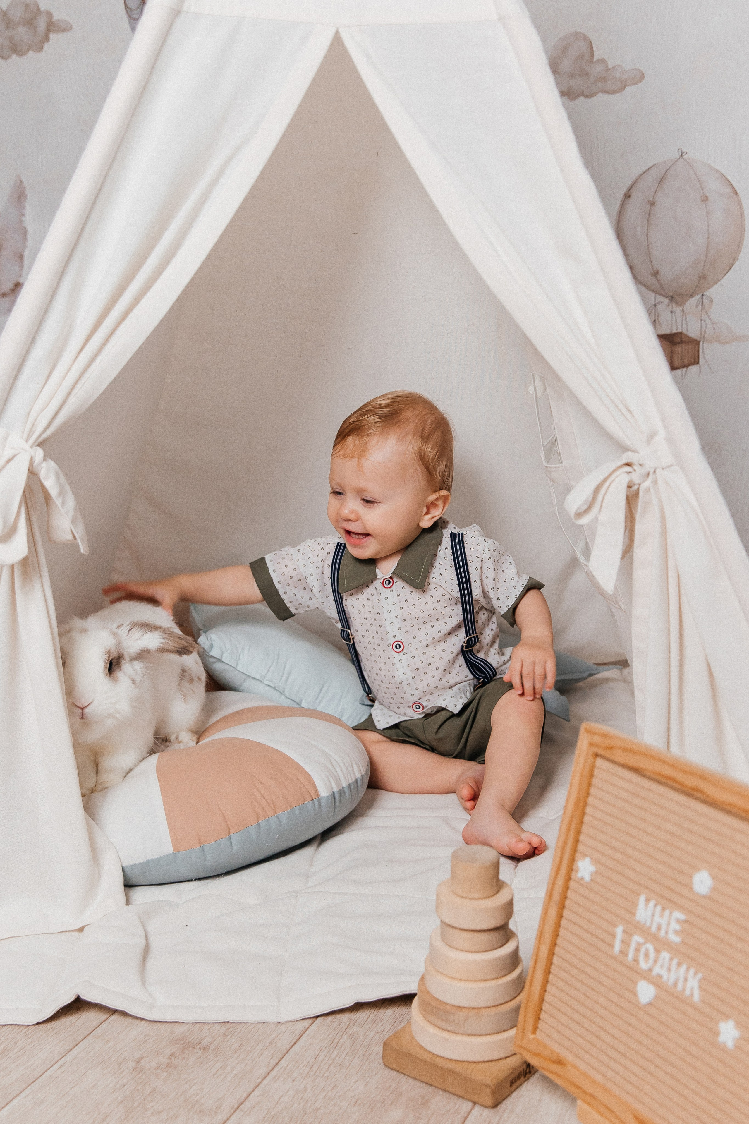 Фотосессия на 1 годик, детская фотостудия Кемерово