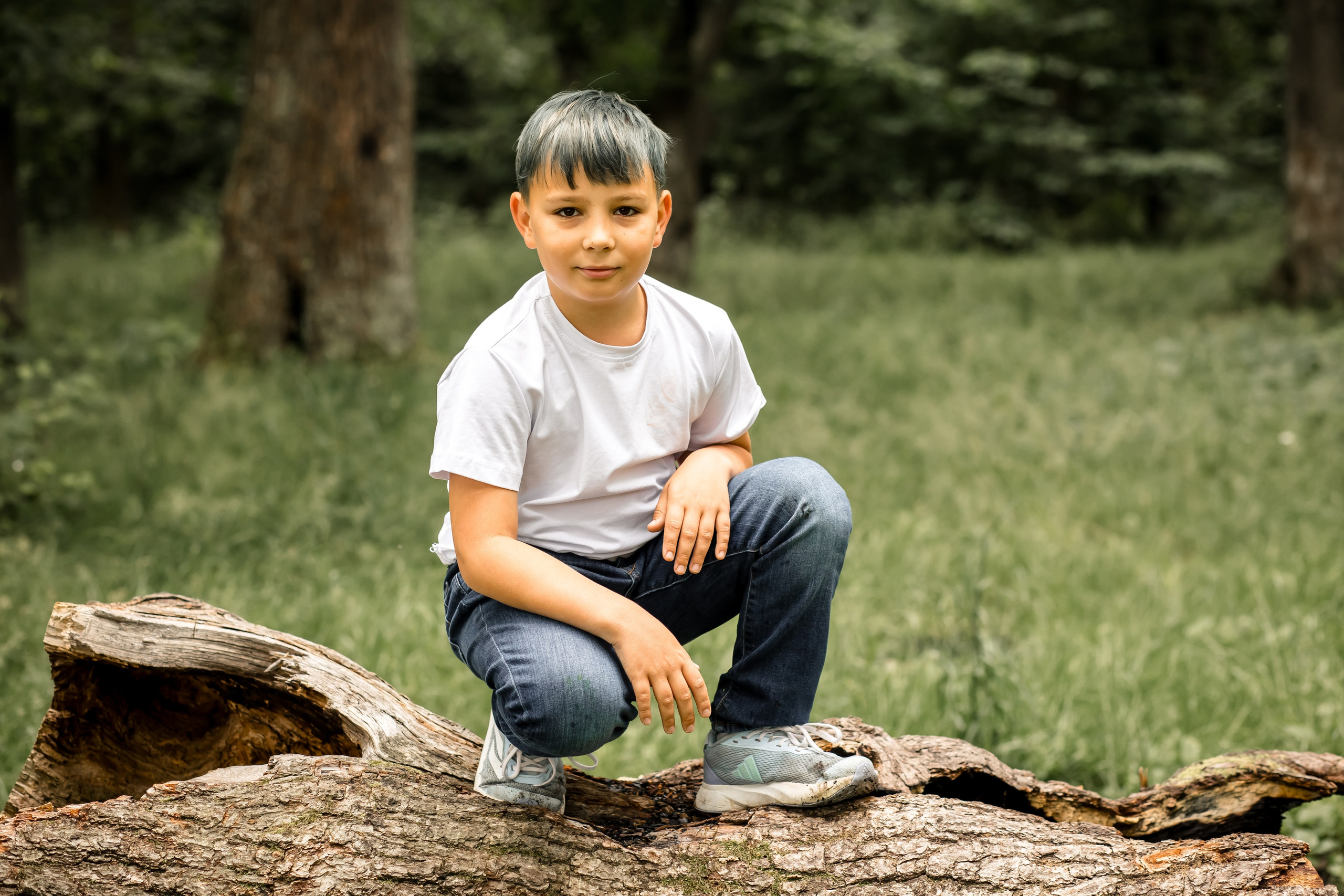 Катя с детками