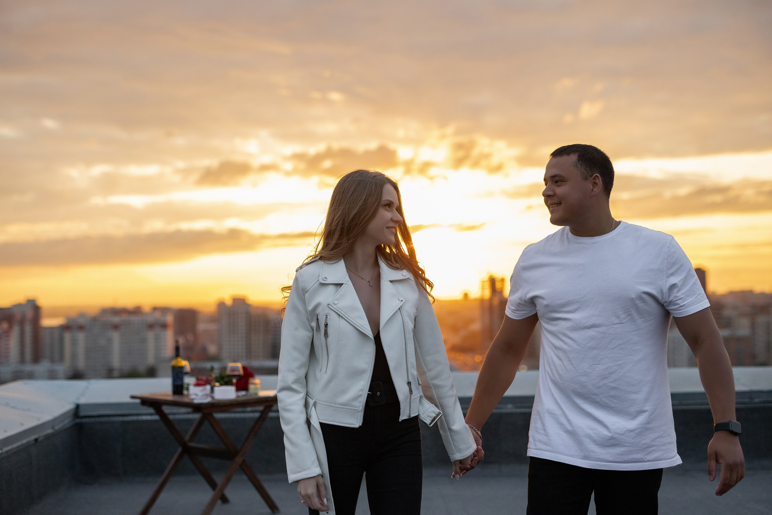 Свидание на крыше. Таня Давтян фотограф в Новосибирске