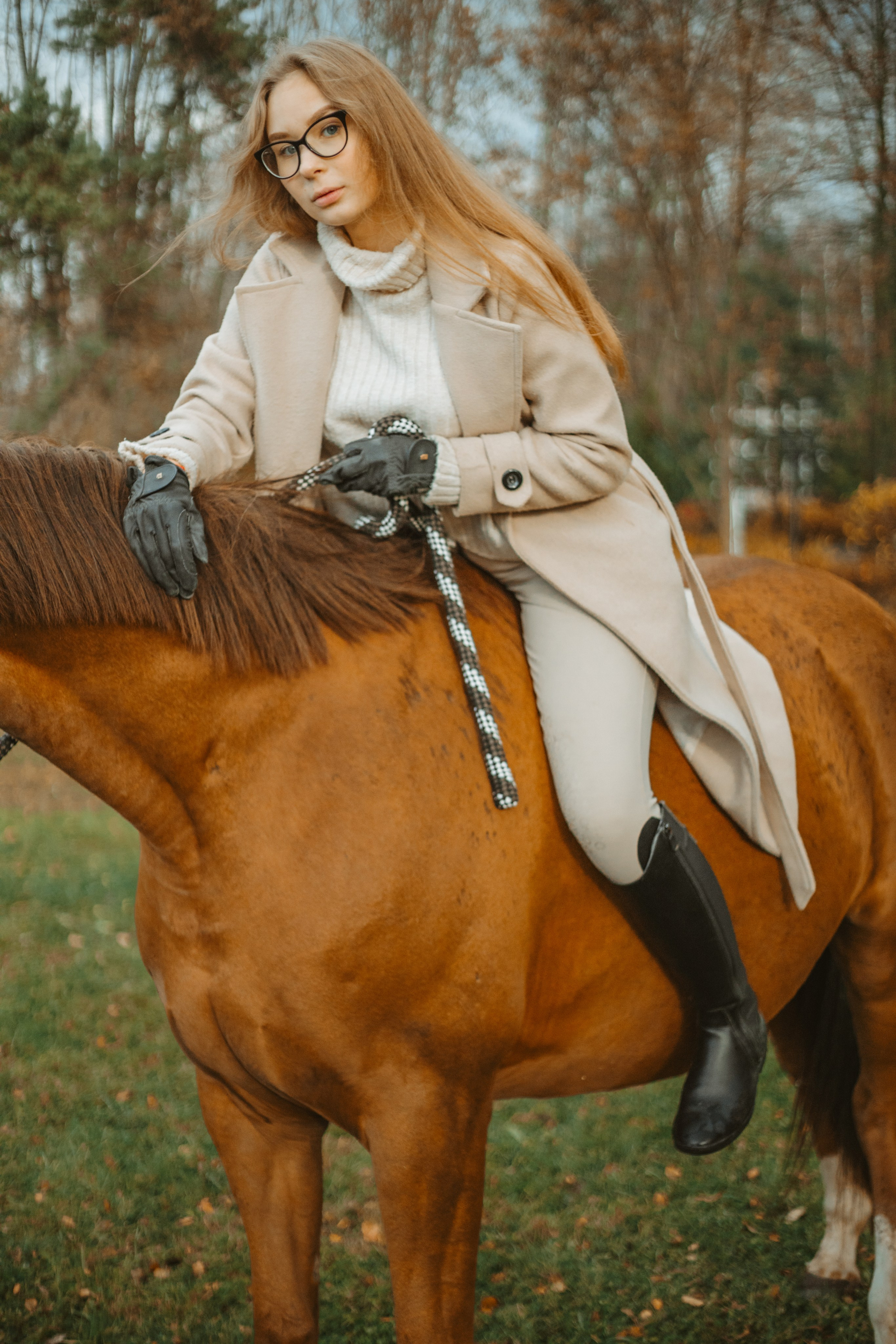 Фотосъемка Кристины в конном комплексе. Выпускные альбомы в Серпухове