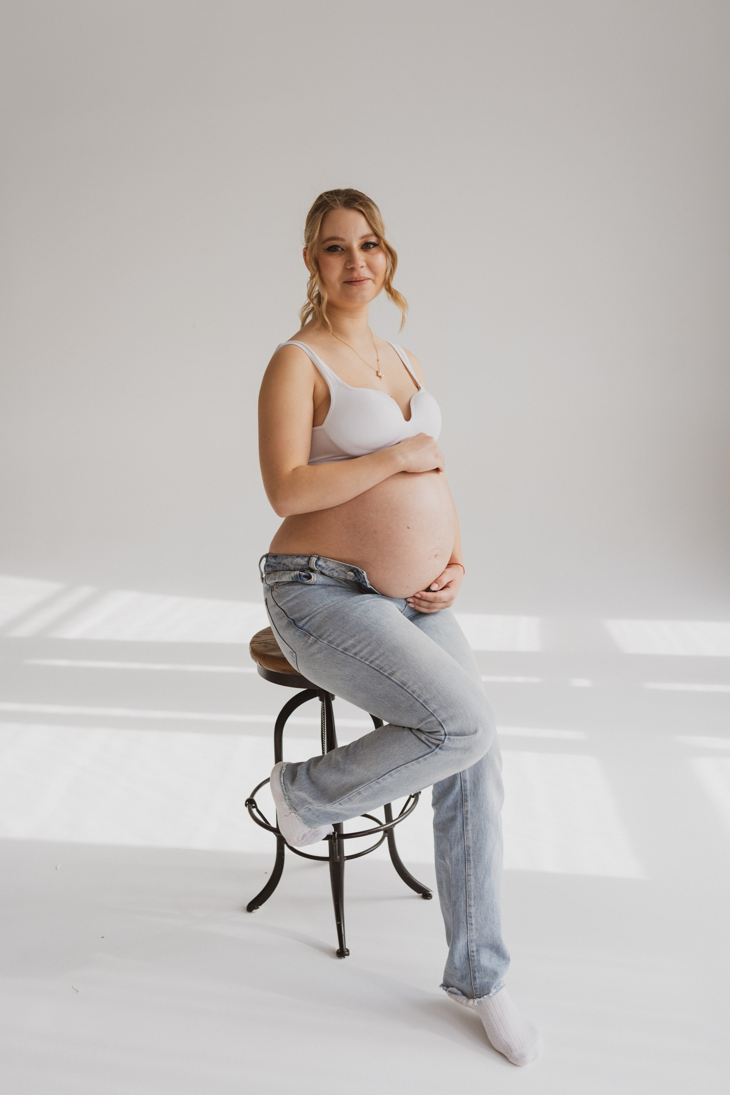 Семейная фотосессия в студии в Москве, семейный фотограф Анна Полушина. Свадебный фотограф в Москве Анна Полушина